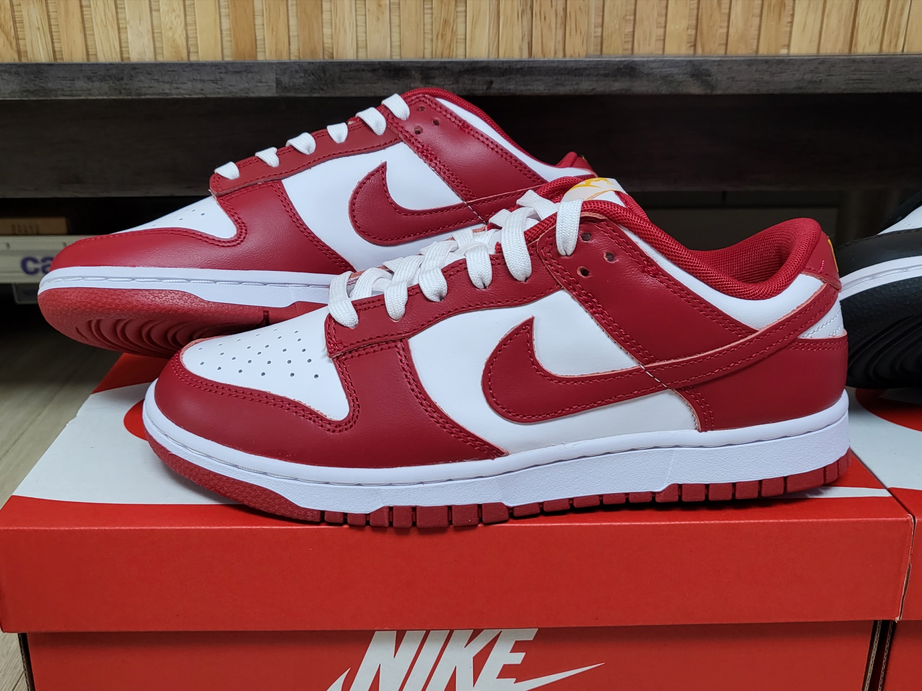 Nike Dunk Low Retro Gym Red 착용 스타일 - 1