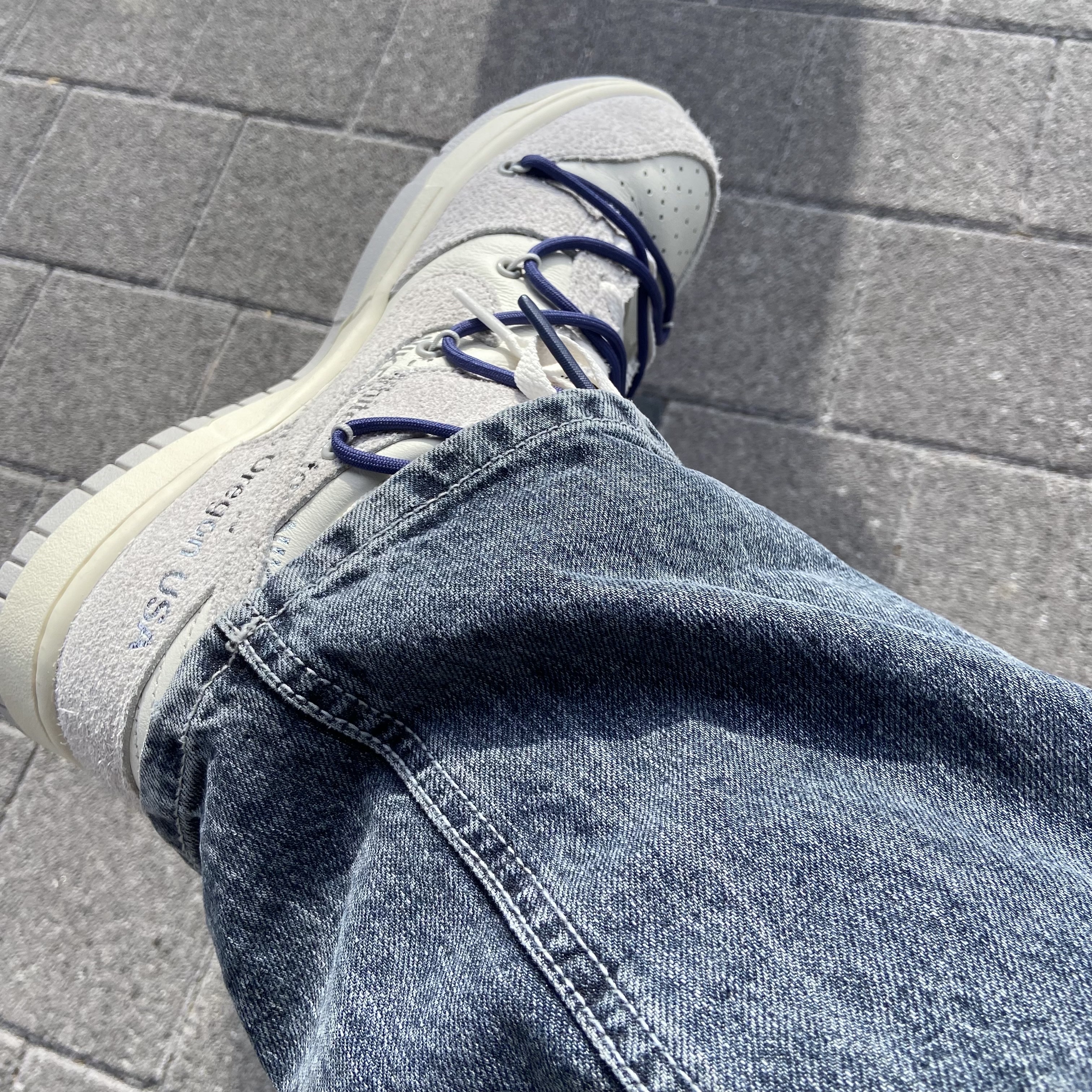 Nike x Off-White Dunk Low The 50 - Lot 18 착용 스타일