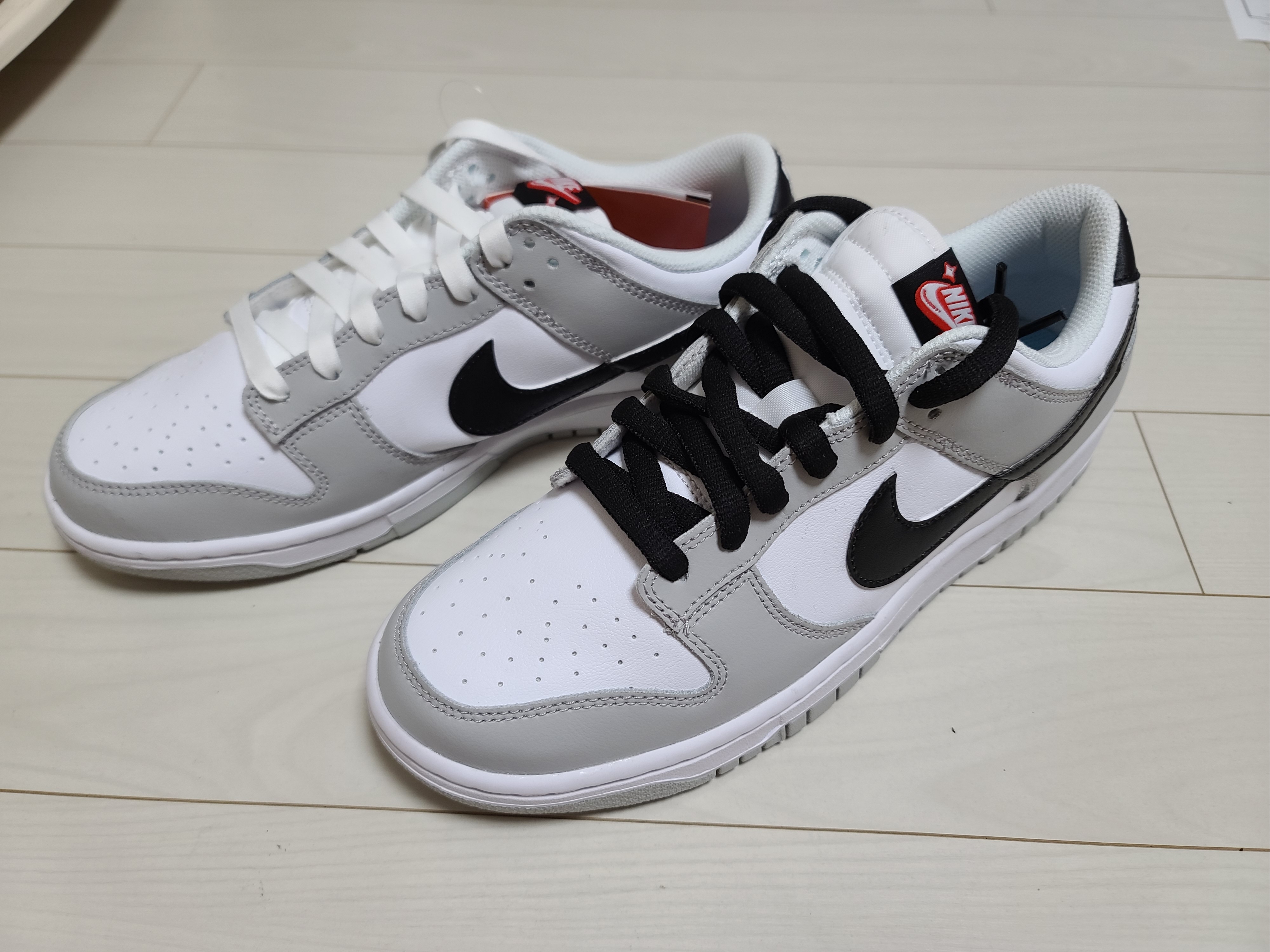 Nike Dunk Low Retro SE Jackpot Grey Fog 착용 스타일 - 4
