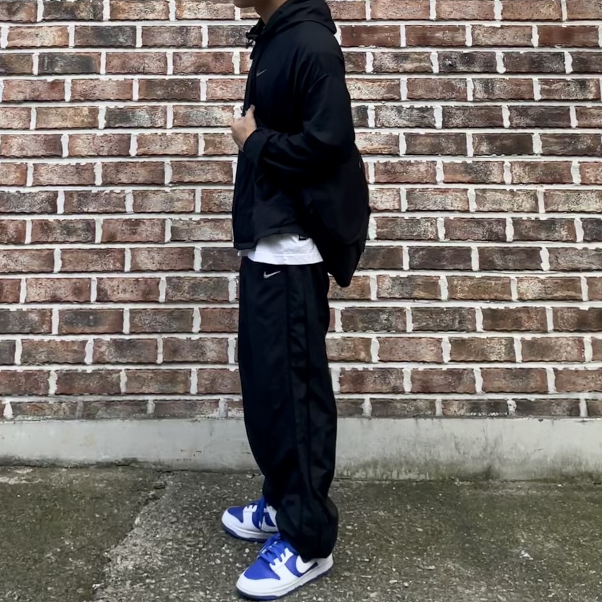 Nike Dunk Low Retro Racer Blue and White 착용 스타일