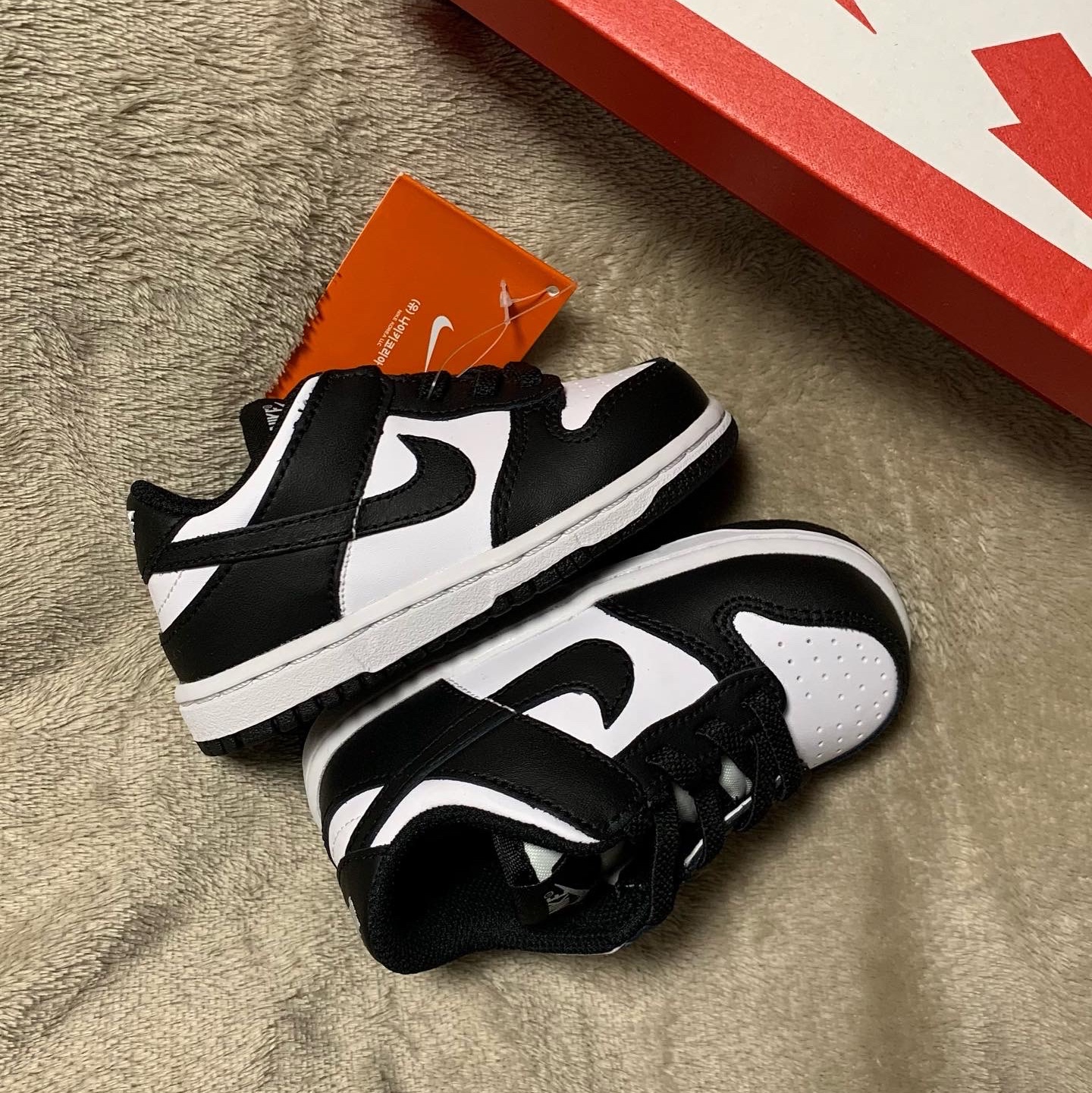 (TD) Nike Dunk Low Black, Nike Dunk Low Retro Black 착용 스타일 - 1
