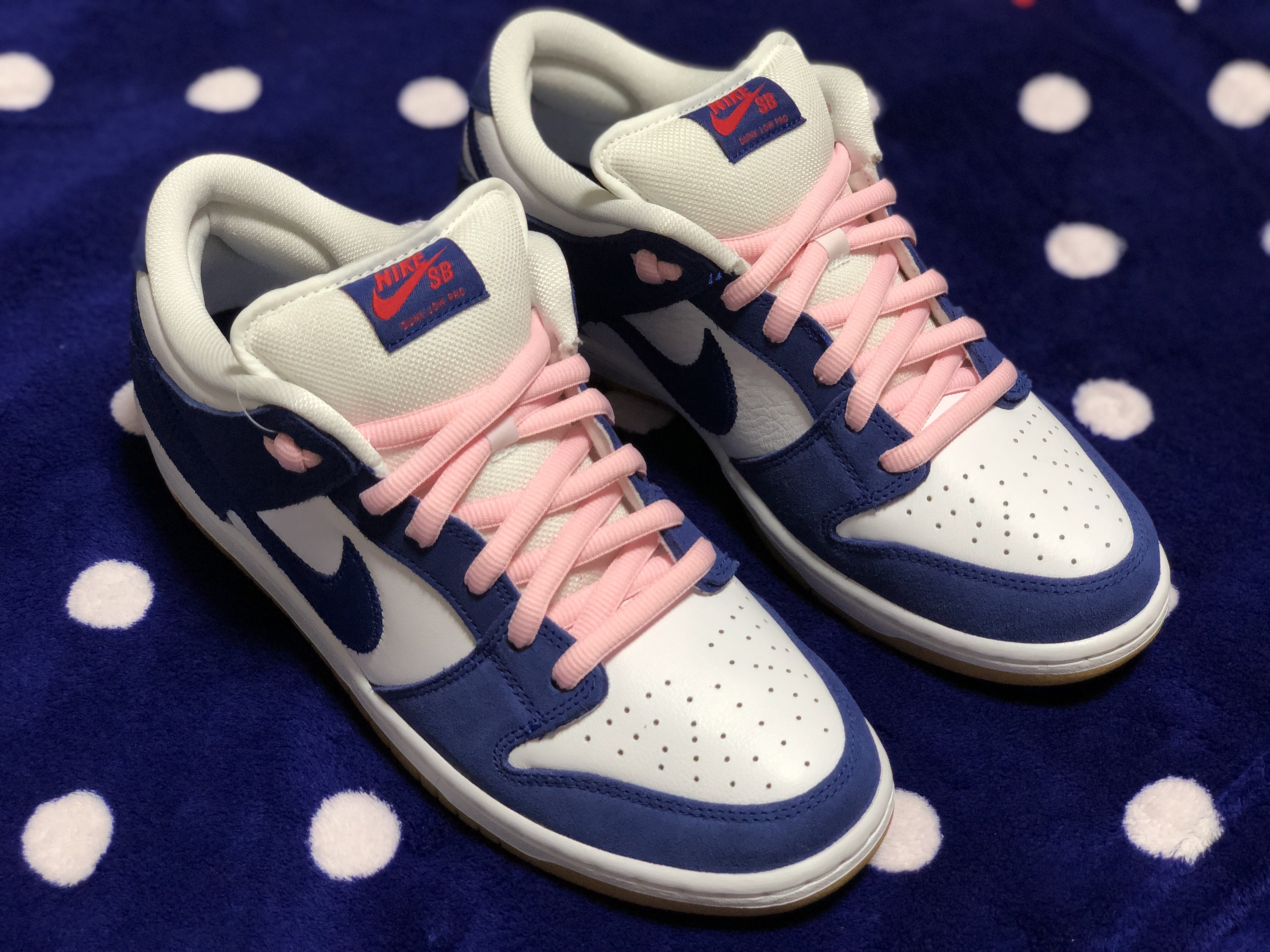 Nike SB Dunk Low Pro Premium Deep Royal Blue 착용 스타일 - 1