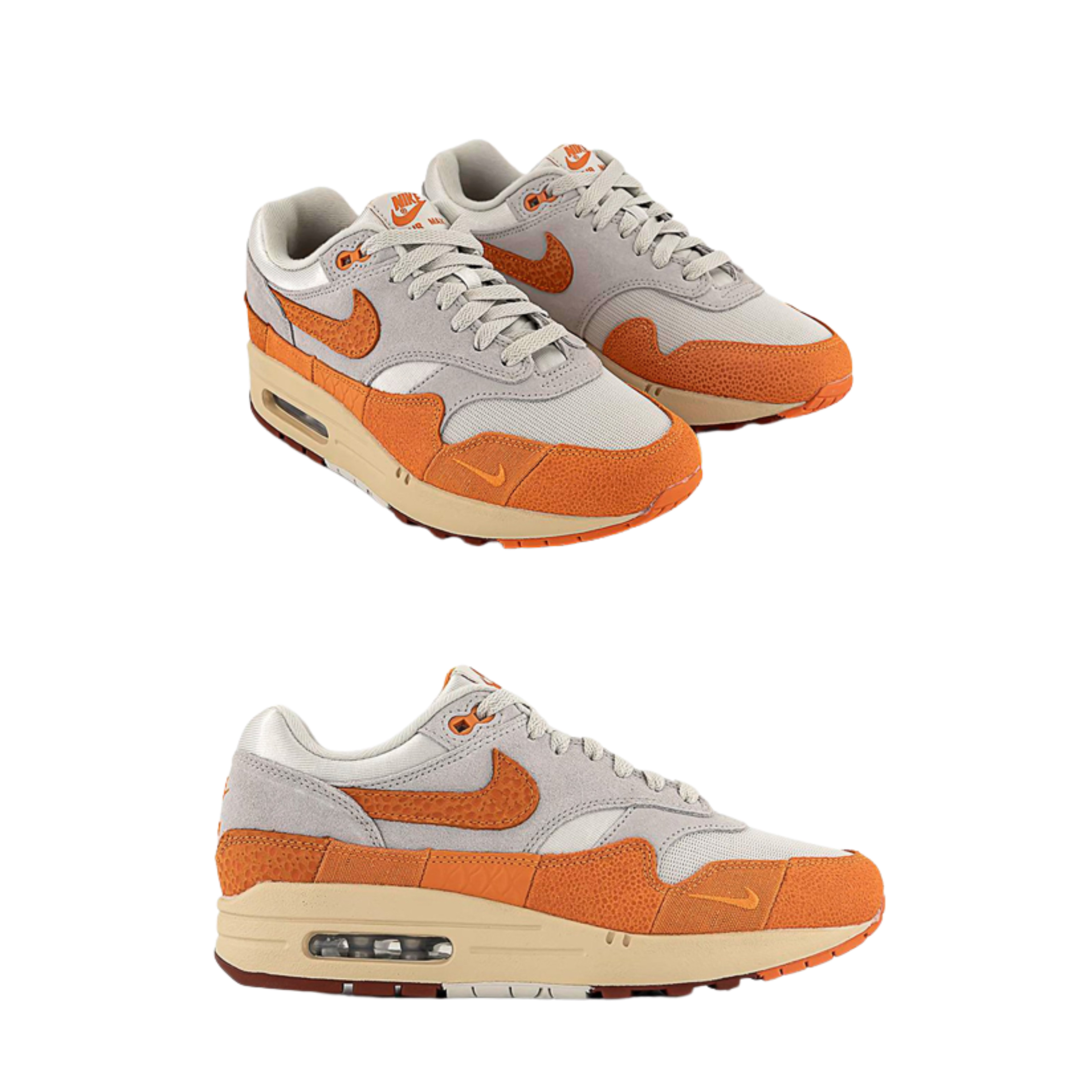 (W) Nike Air Max 1 Magma Orange 착용 스타일 - 2