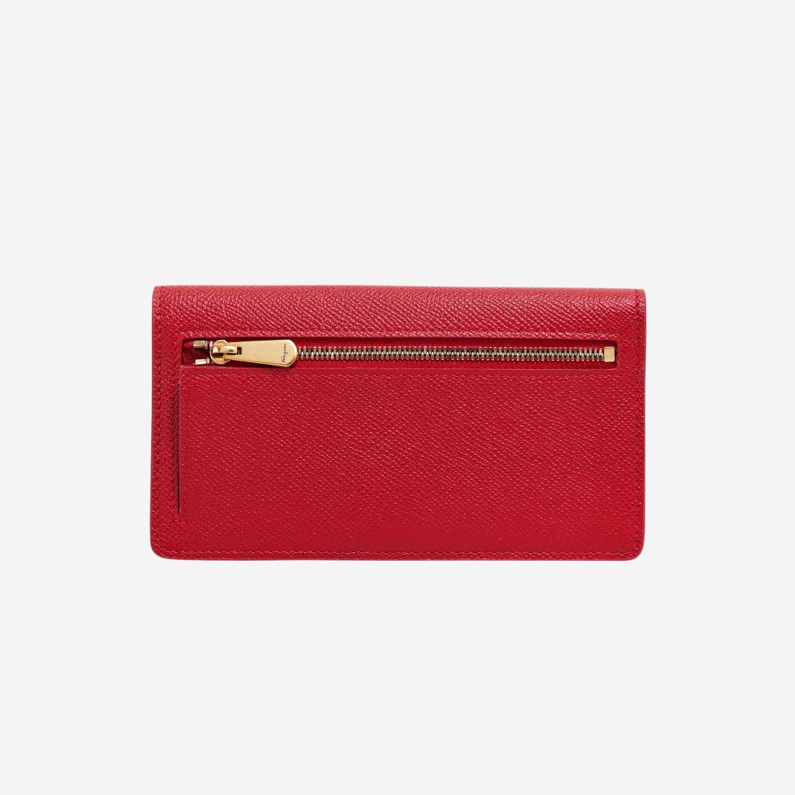 Ferragamo Gancini Continental Wallet Lipstick Red 상세 이미지 4