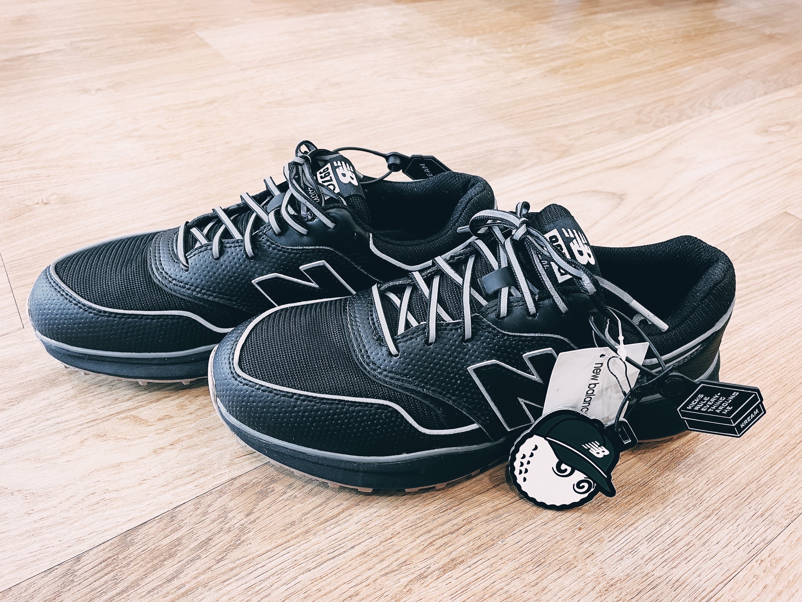 New Balance x Malbon 997 Golf Black 착용 스타일