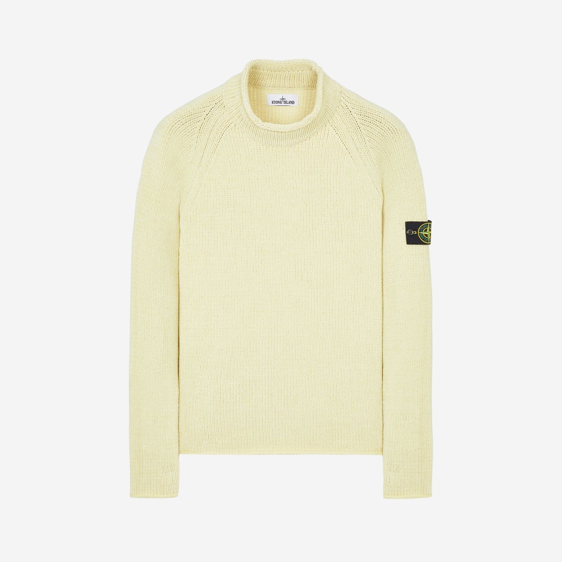 Stone Island 513A5 Mock Neck Knit Cream - 22FW 상세 이미지 1