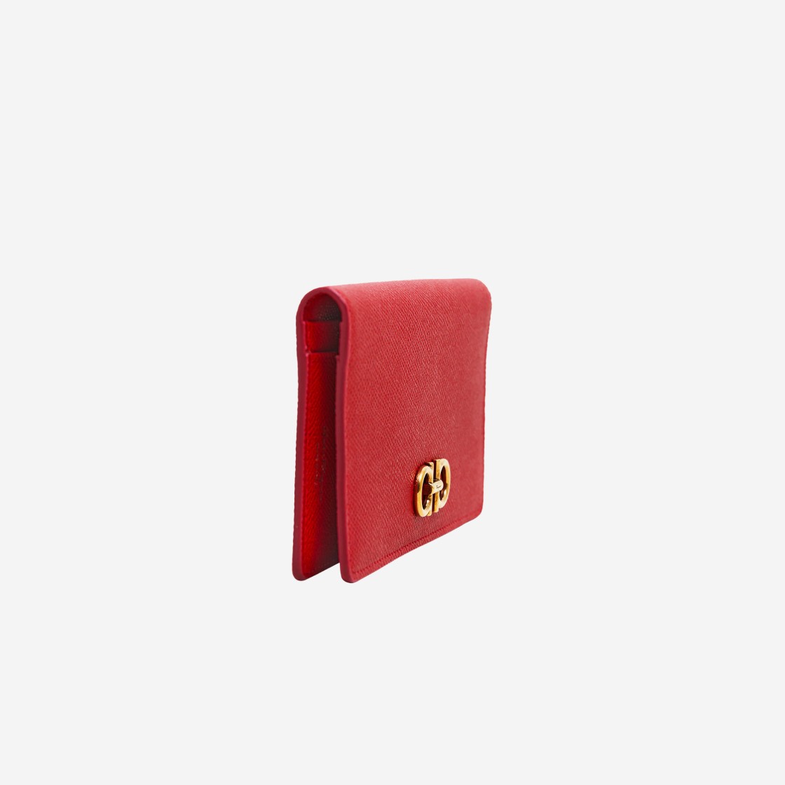 Ferragamo Gancini Continental Wallet Lipstick Red 상세 이미지 2