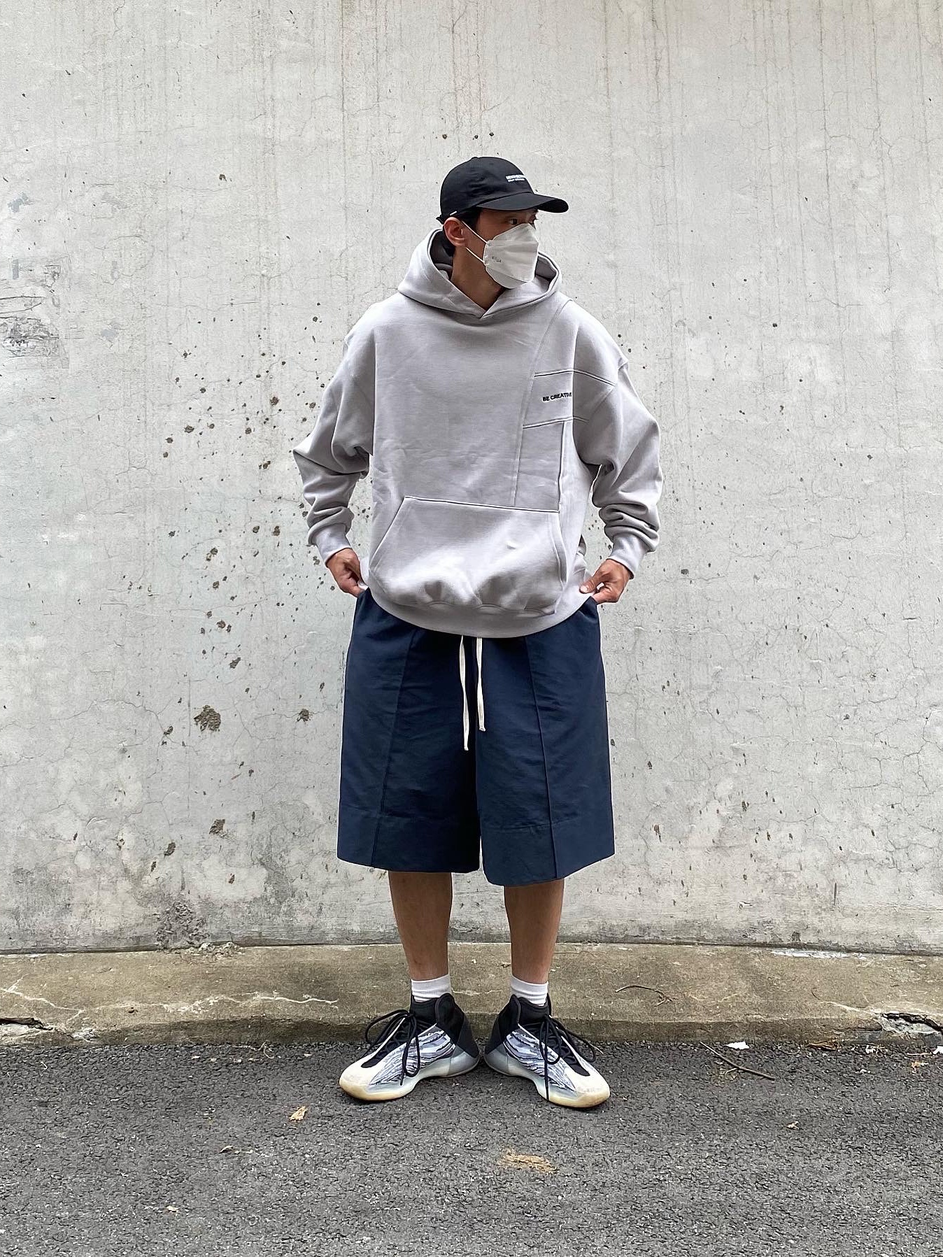 Adidas Yeezy QNTM Lifestyle 착용 스타일 - 3