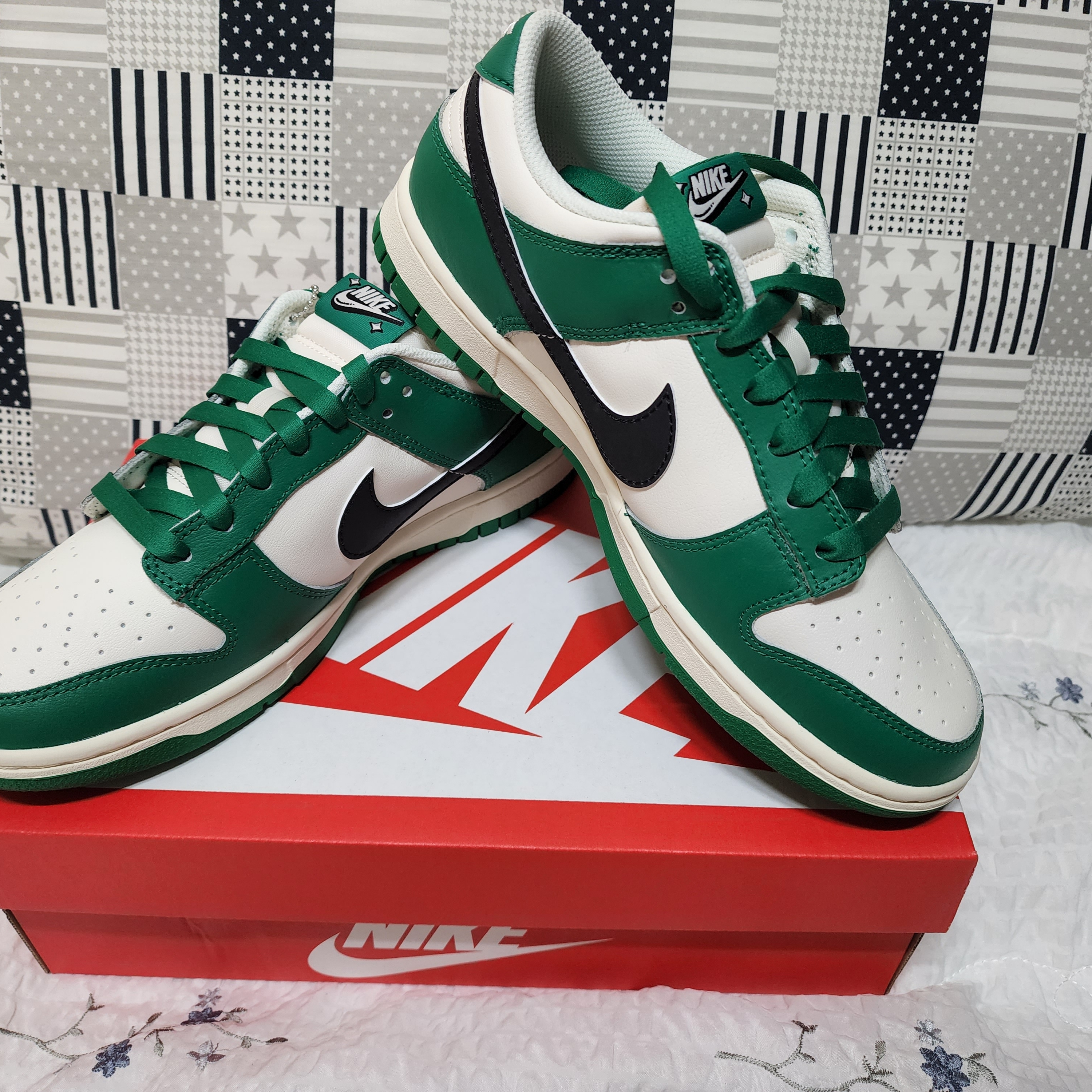 Nike Dunk Low Retro SE Jackpot Malachite 착용 스타일