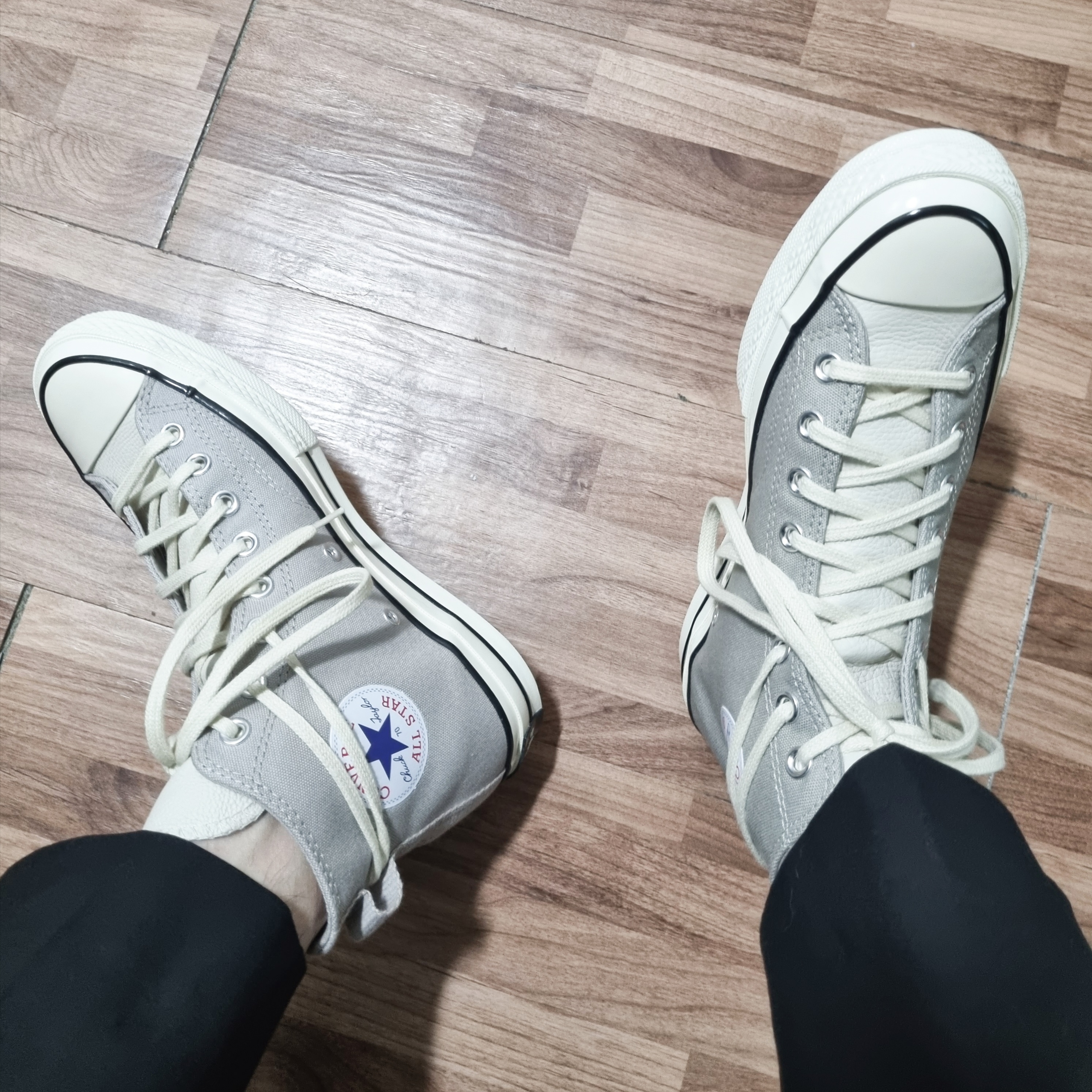 Converse x Fear of God Essentials Chuck 70 Hi Grey 착용 스타일