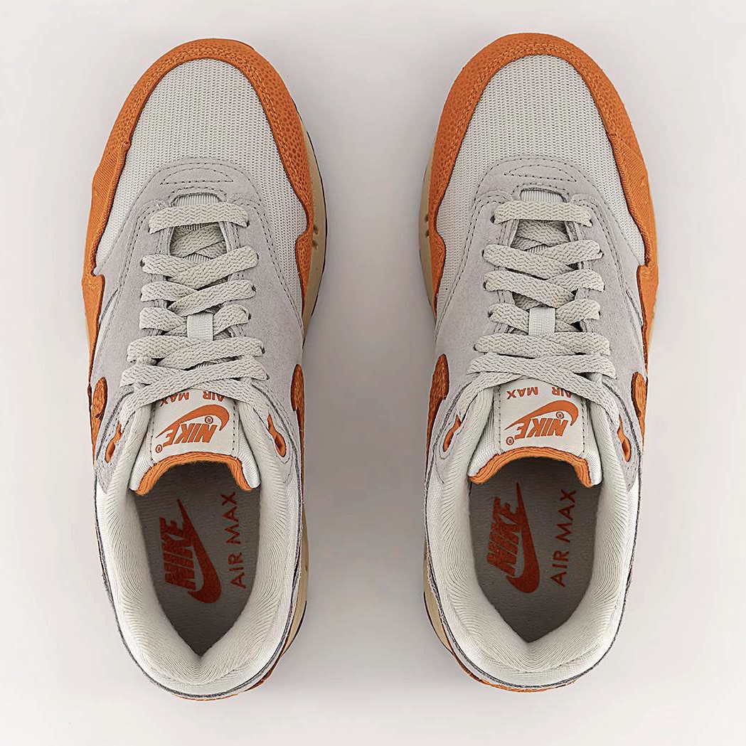 (W) Nike Air Max 1 Magma Orange 착용 스타일 - 3