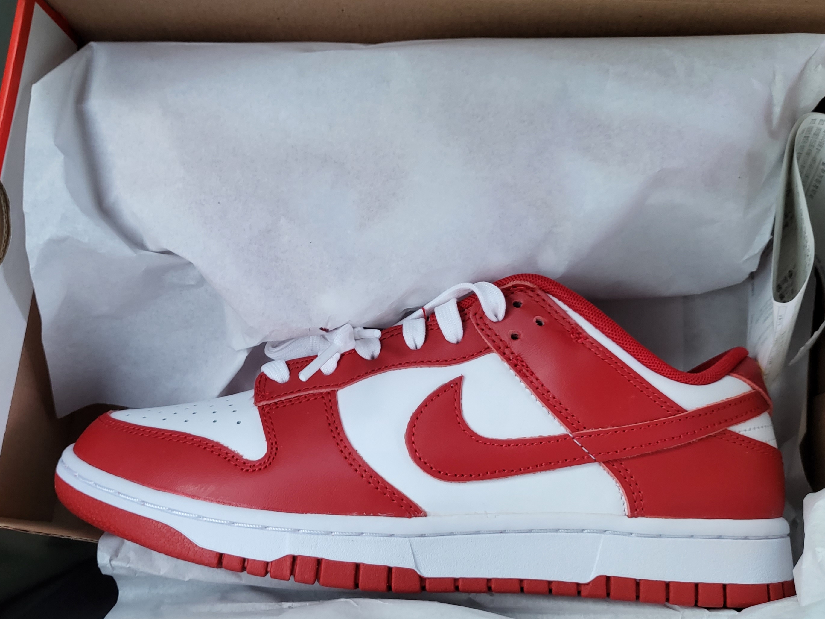 Nike Dunk Low Retro Gym Red 착용 스타일 - 1