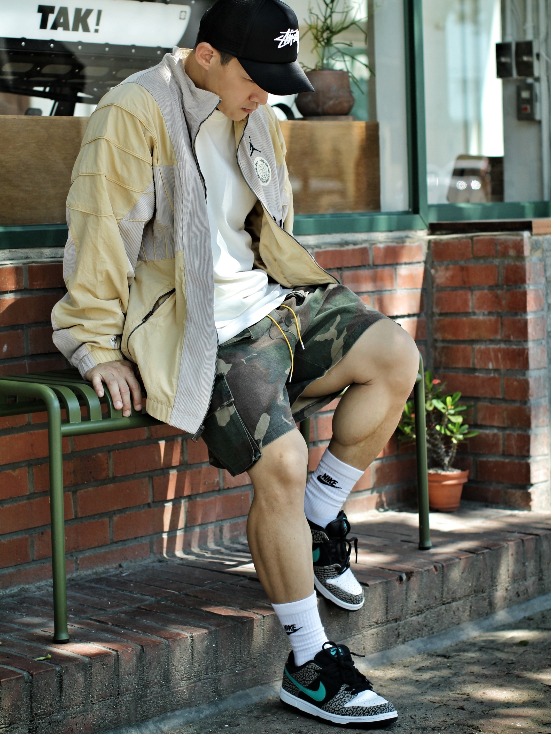 Jordan x Russell Westbrook Honor the Gift Jacket - US/EU, Jordan x Russell Westbrook Honor the Gift Jacket - Asia 착용 스타일 - 1