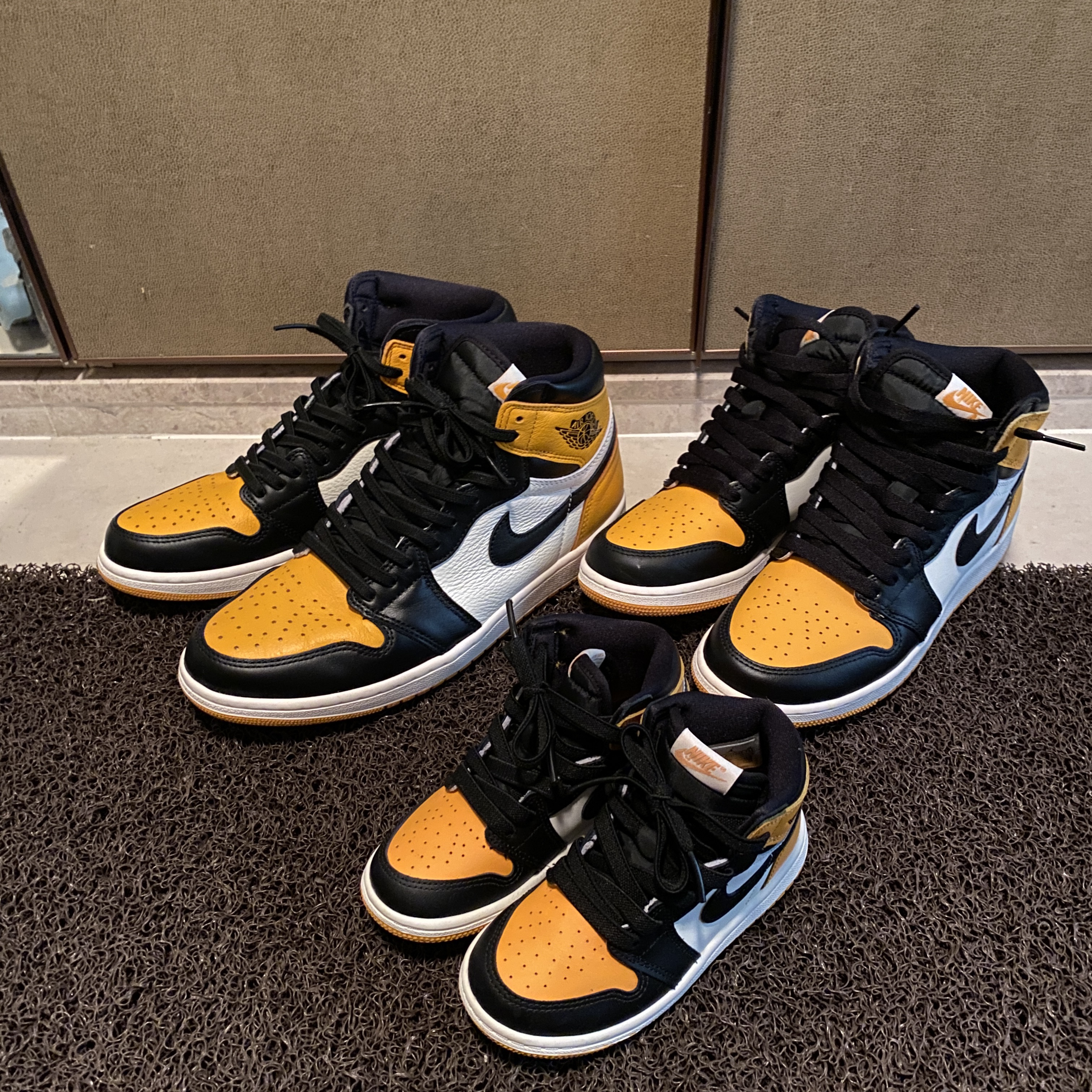 Jordan 1 Retro High OG Taxi, (GS) Jordan 1 Retro High OG Taxi 착용 스타일