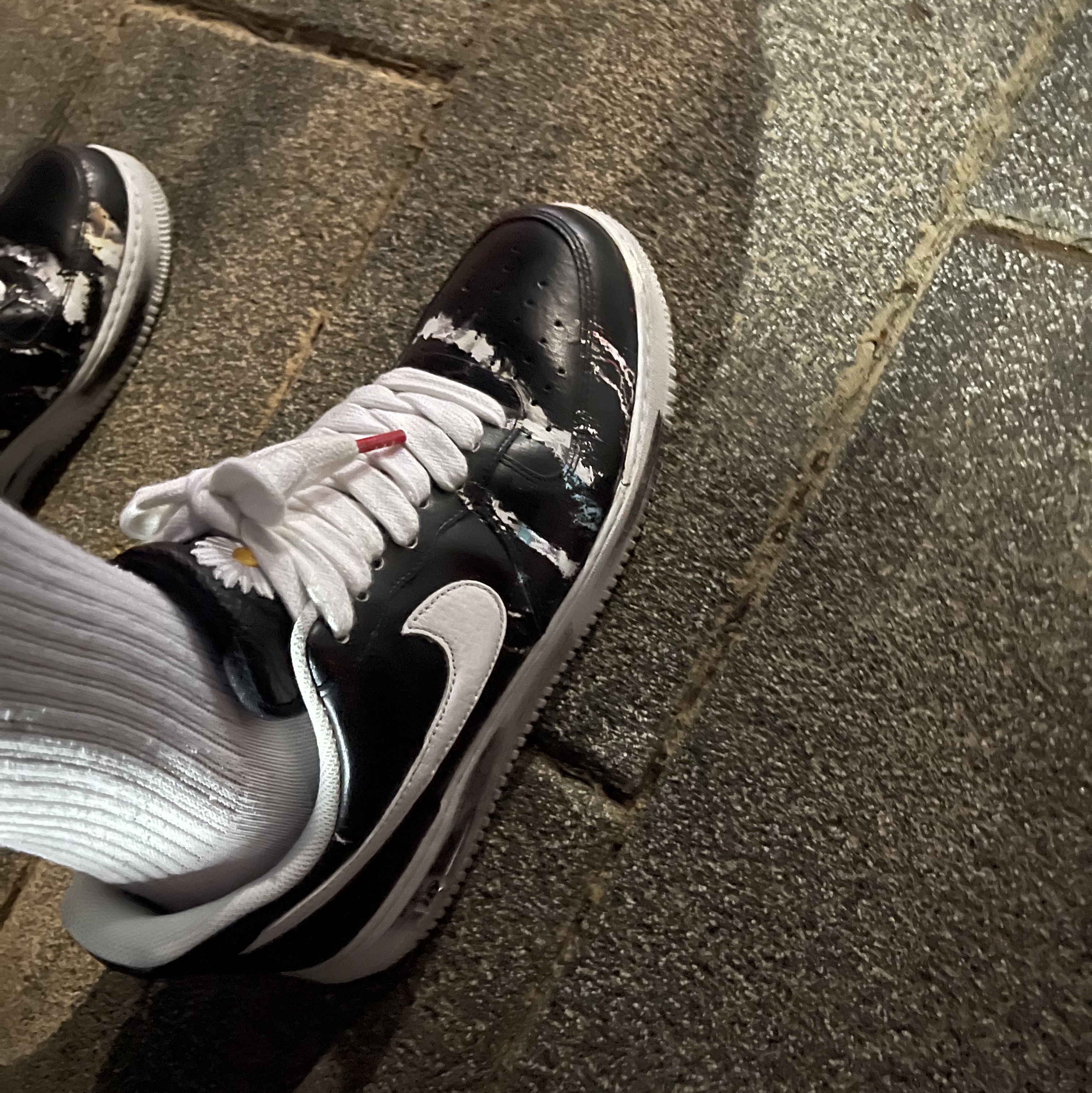 Nike x Peaceminusone Air Force 1 Low Para-Noise 착용 스타일 - 3
