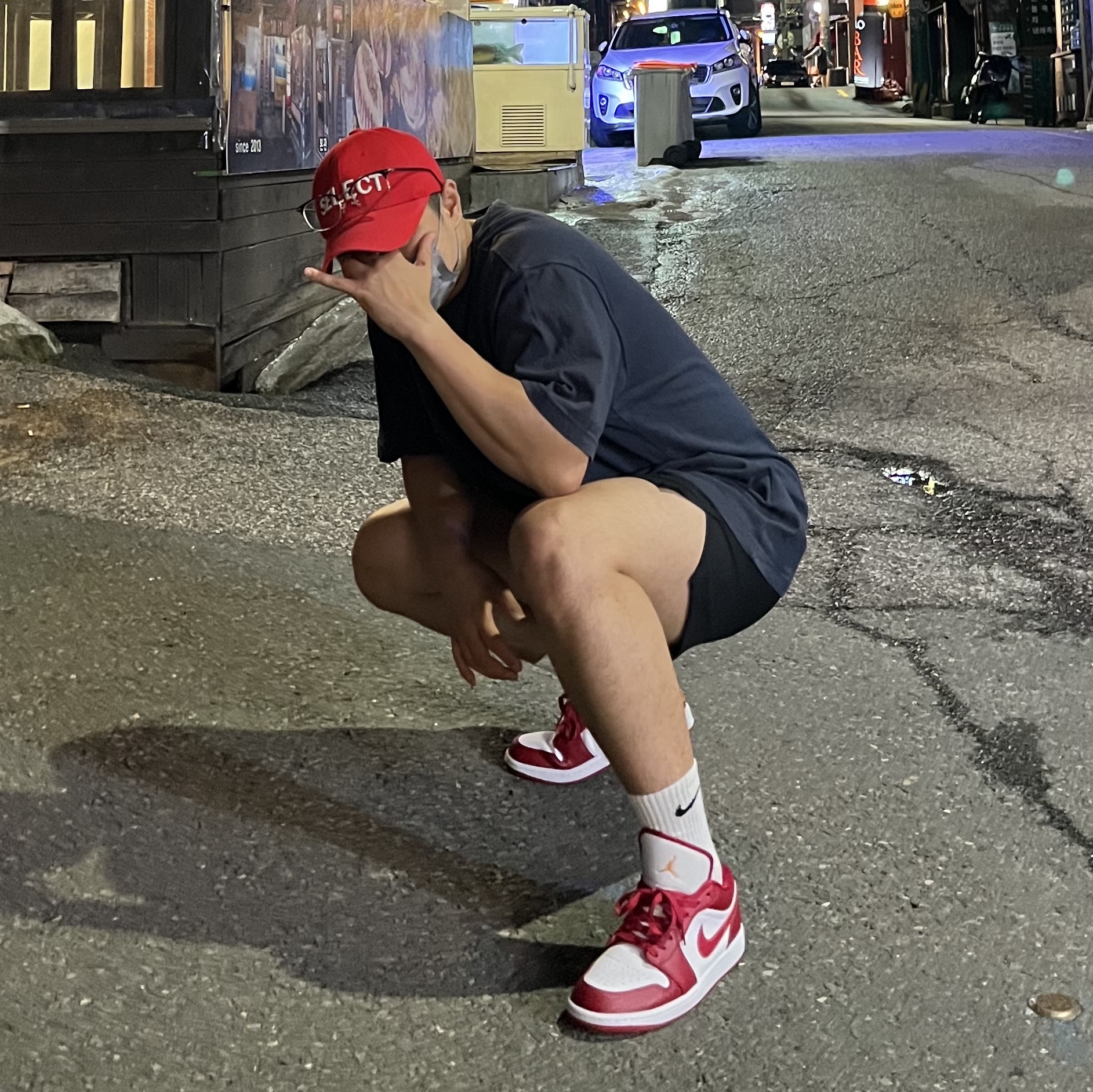 Jordan 1 Low Cardinal Red 착용 스타일