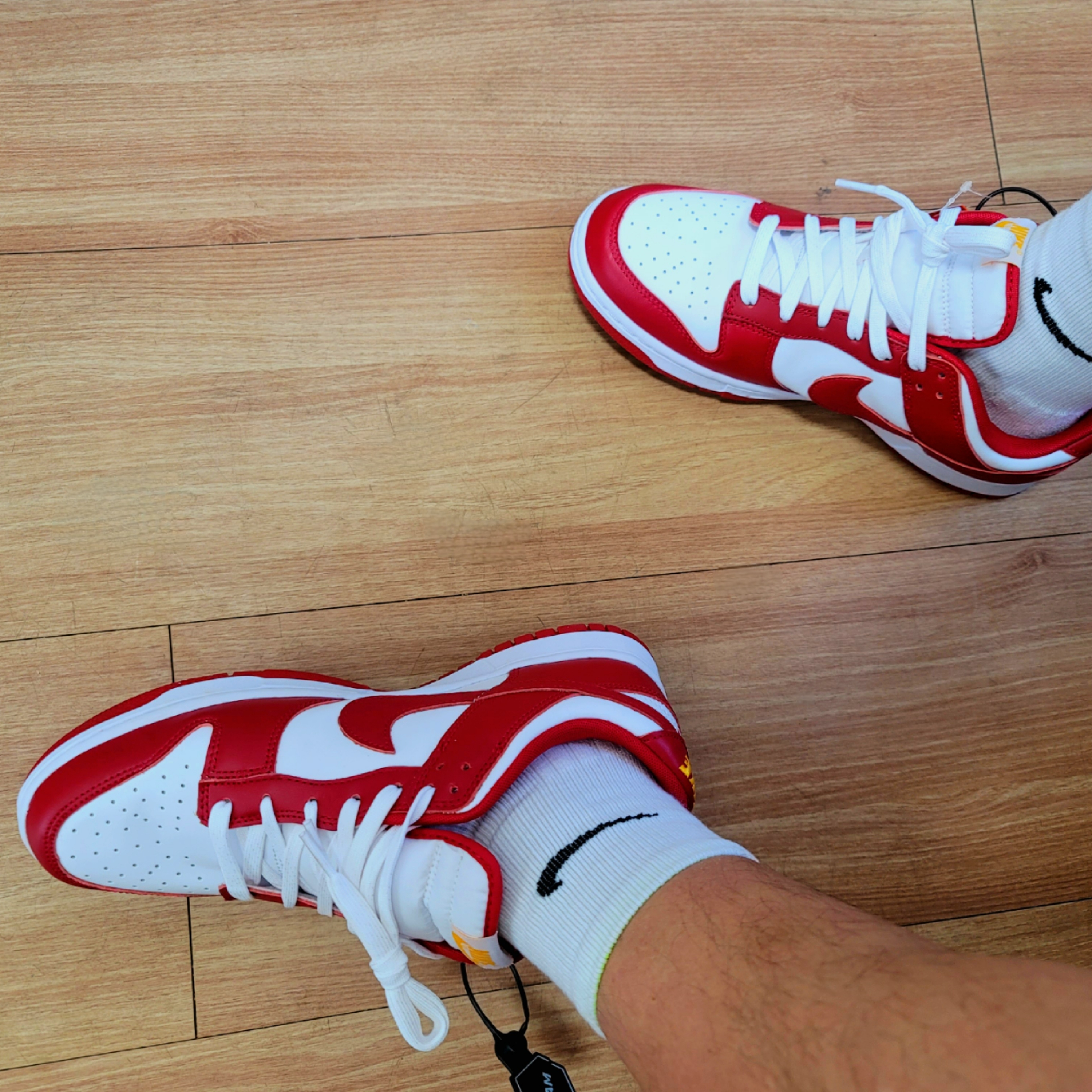 Nike Dunk Low Retro Gym Red 착용 스타일