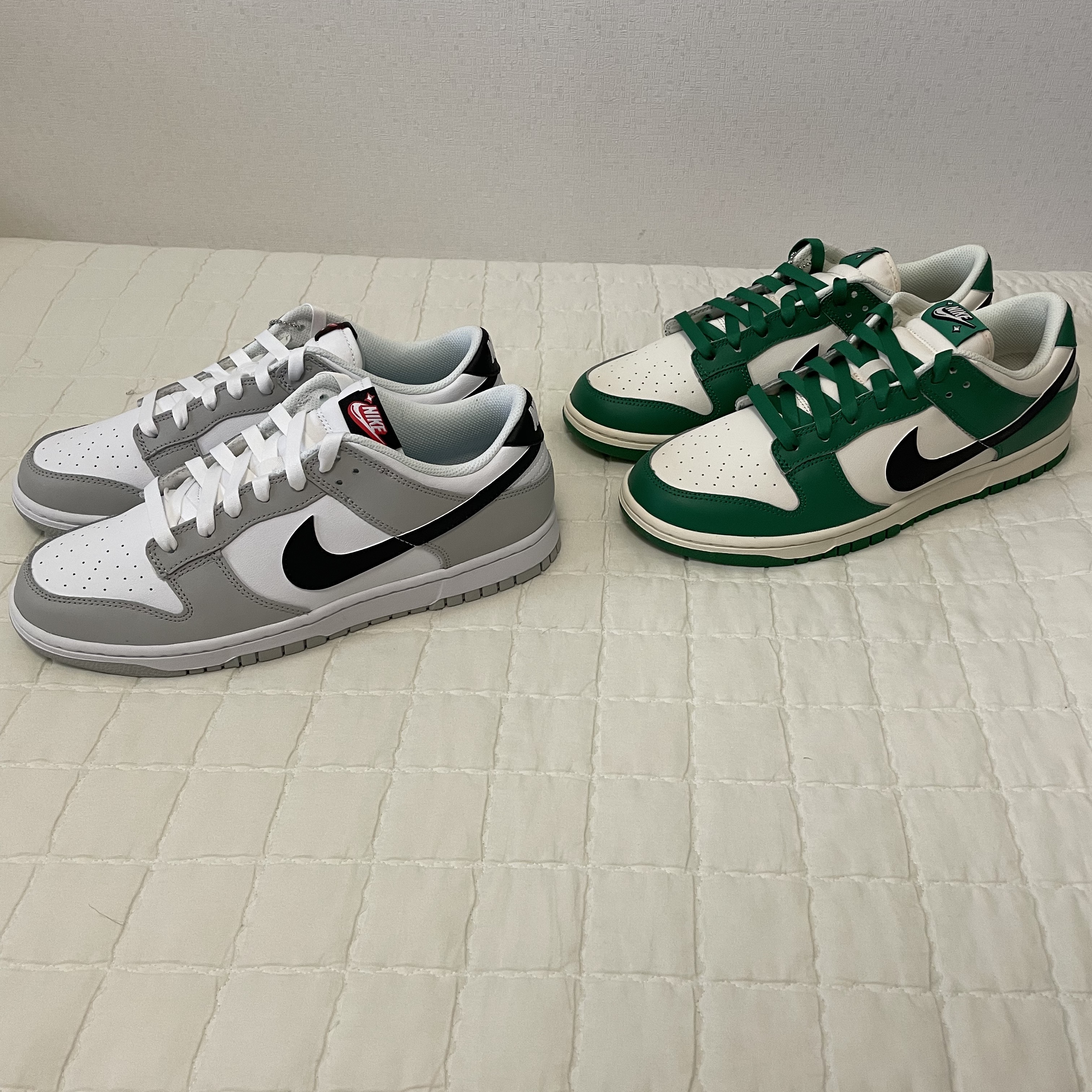Nike Dunk Low Retro SE Jackpot Grey Fog 착용 스타일 - 1