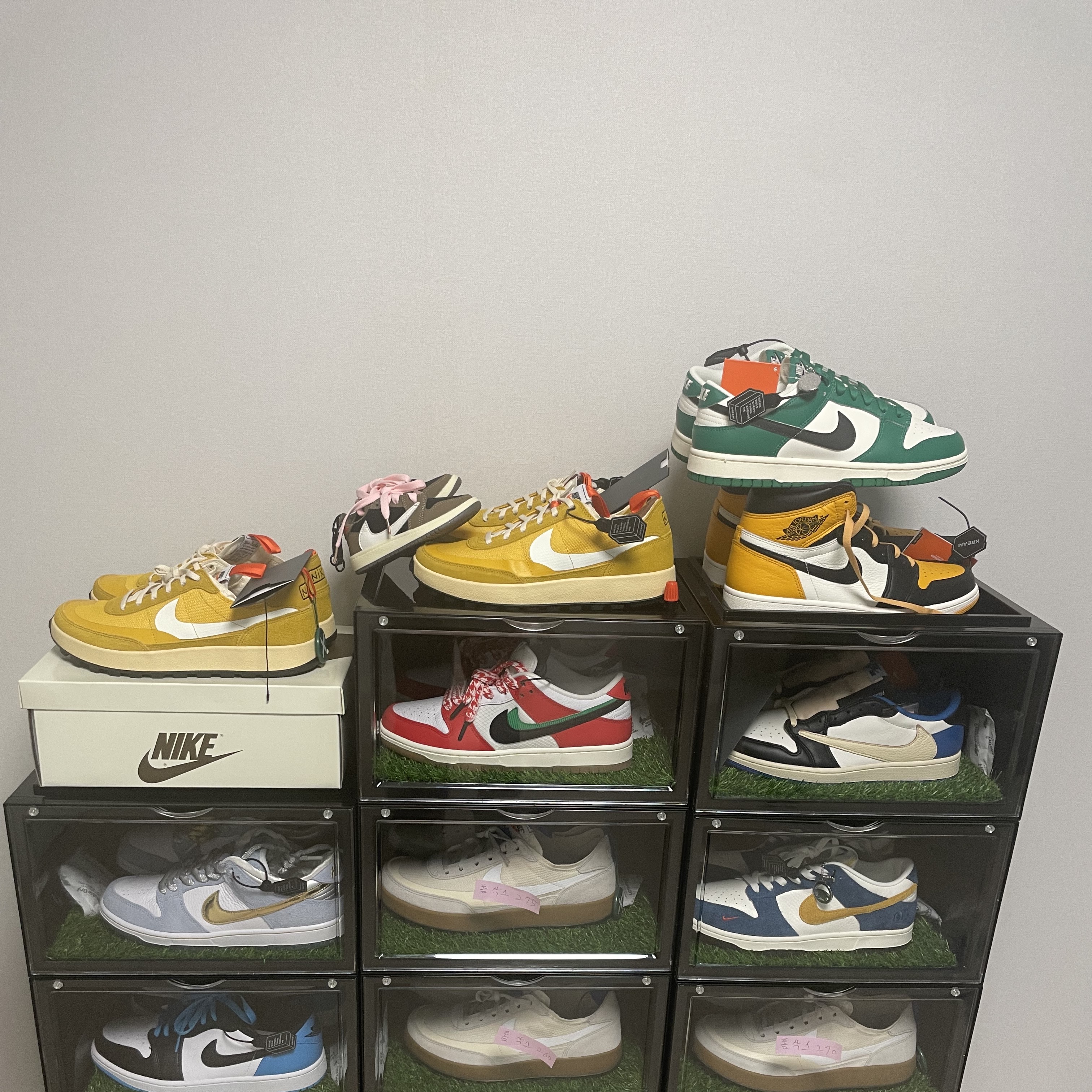 Nike Dunk Low Retro SE Jackpot Malachite, Nike x Tom Sachs General Purpose Shoe Archive 착용 스타일