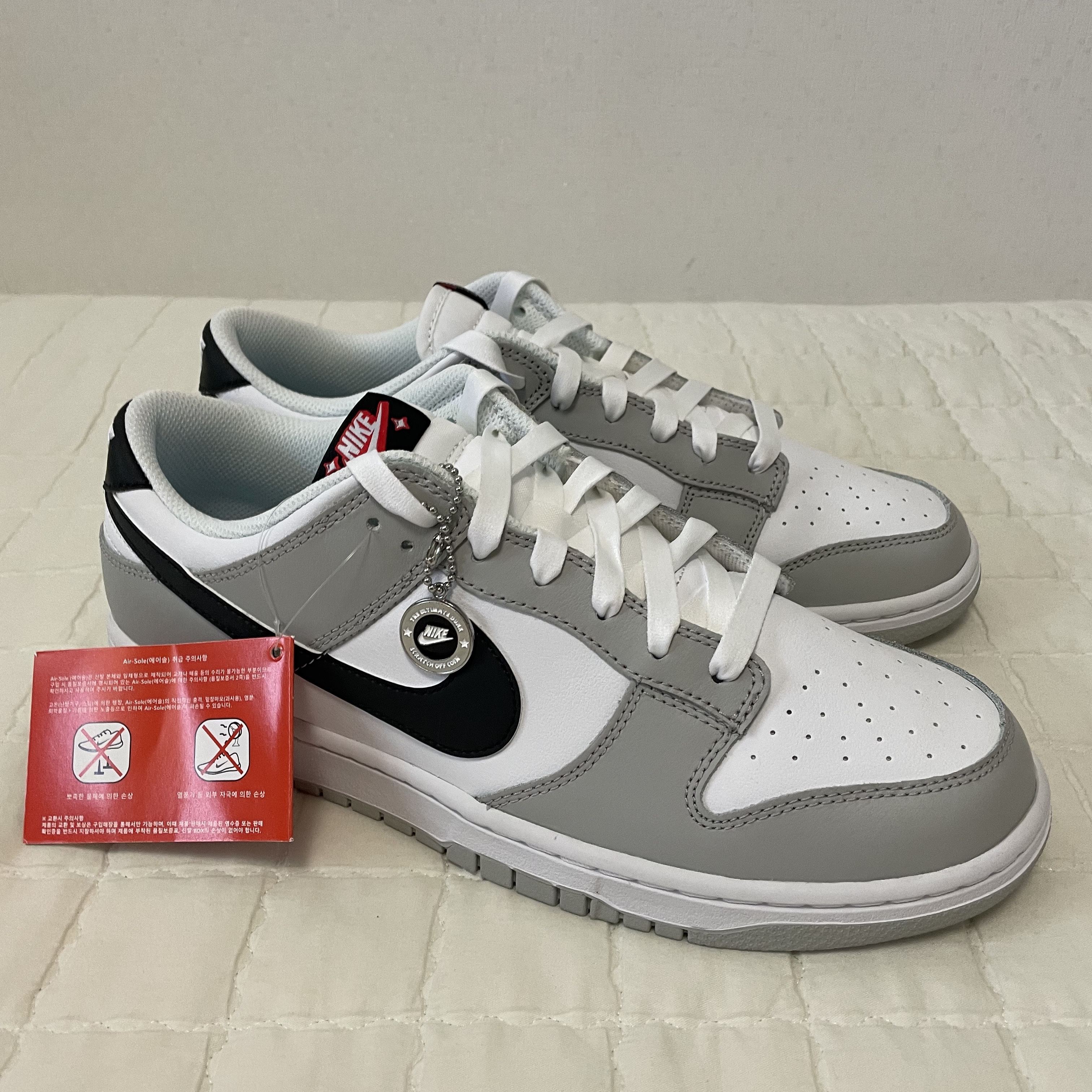 Nike Dunk Low Retro SE Jackpot Grey Fog 착용 스타일 - 2