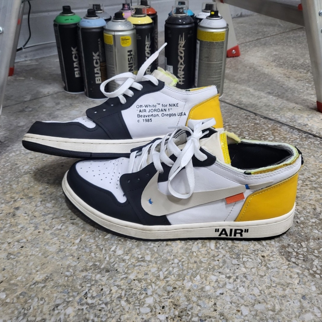 Jordan 1 Retro High OG Volt Gold 착용 스타일 - 1