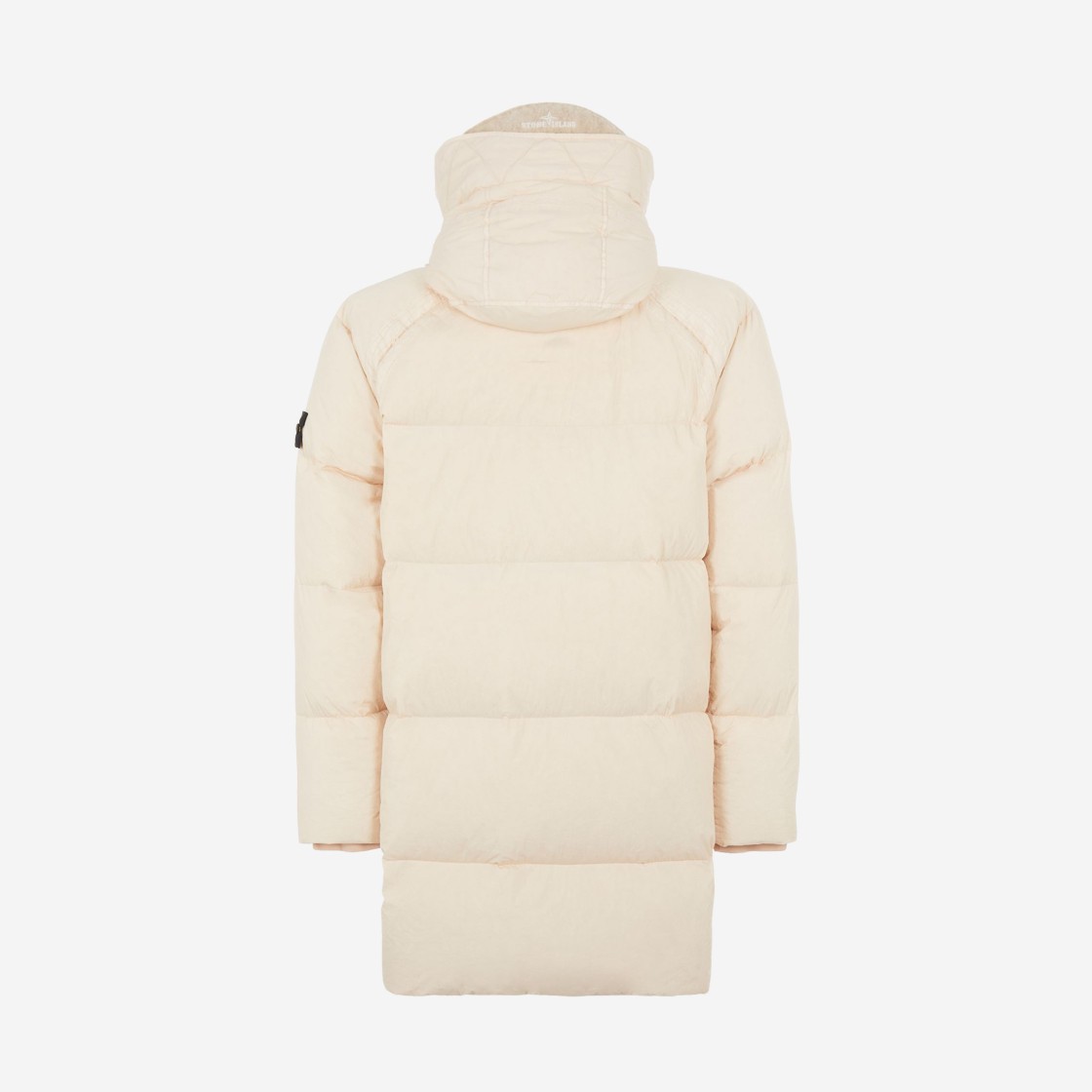 Stone Island 70123 Crinkle Reps Hooded Long Down Jacket Rose - 22FW 상세 이미지 2