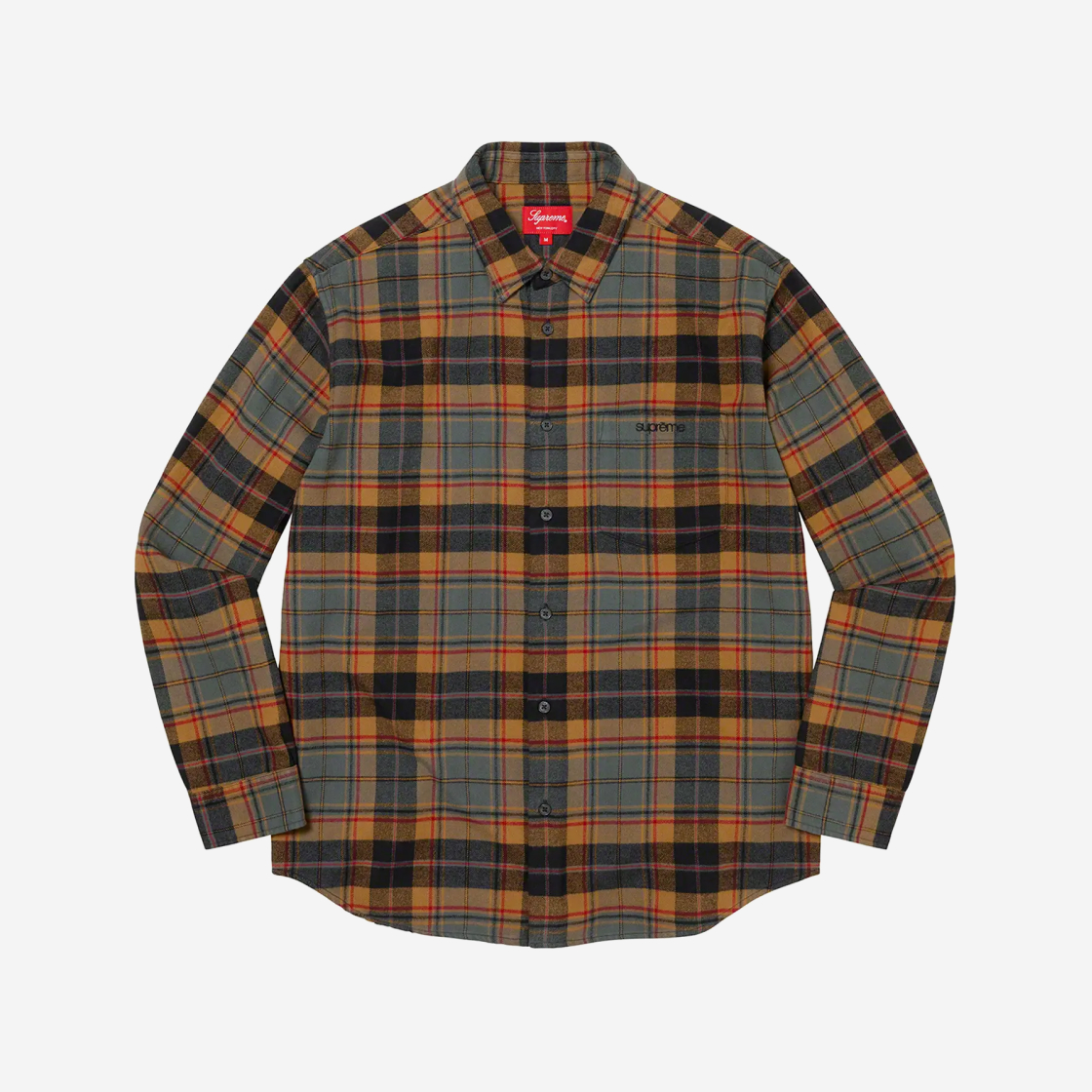 安い割引 supreme Plaid Flannel Shirt L 22FW tdh-latinoamerica.de