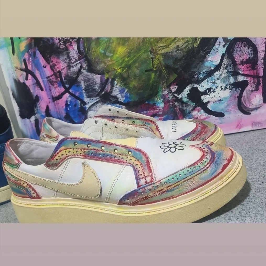 Nike x Peaceminusone Kwondo1 White 착용 스타일