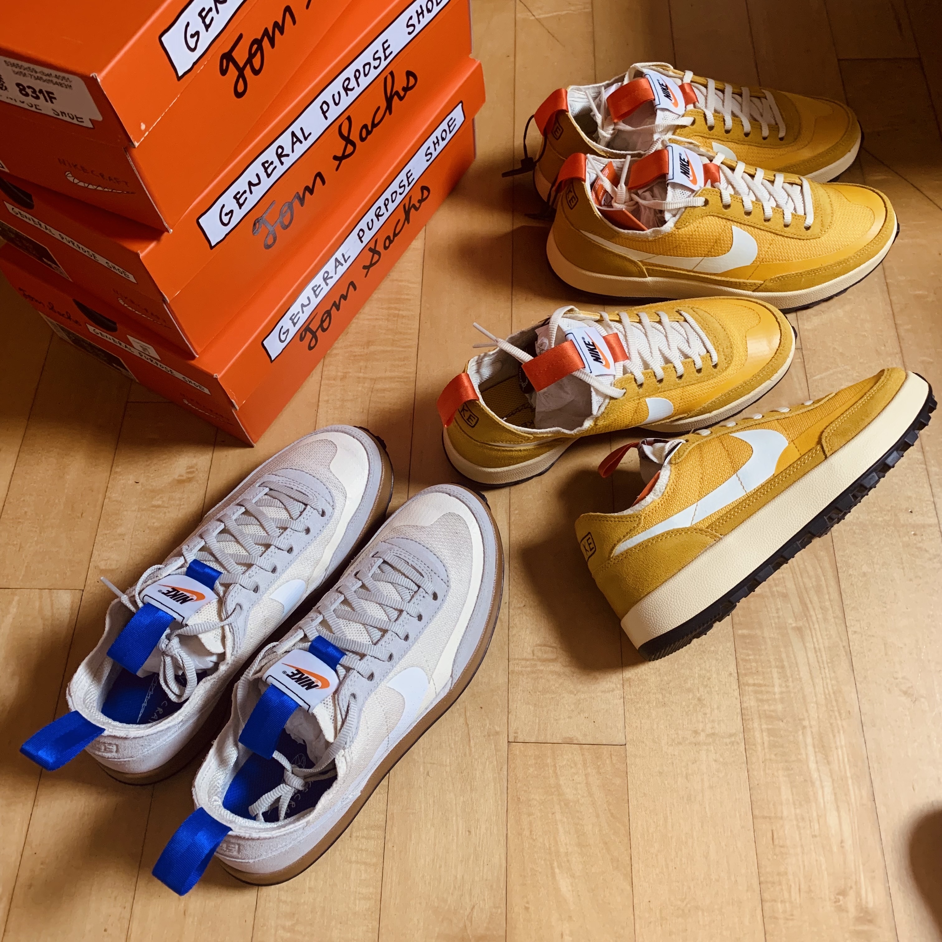 Nike x Tom Sachs General Purpose Shoe Archive, Nike x Tom Sachs General Purpose Shoe Light Cream 착용 스타일