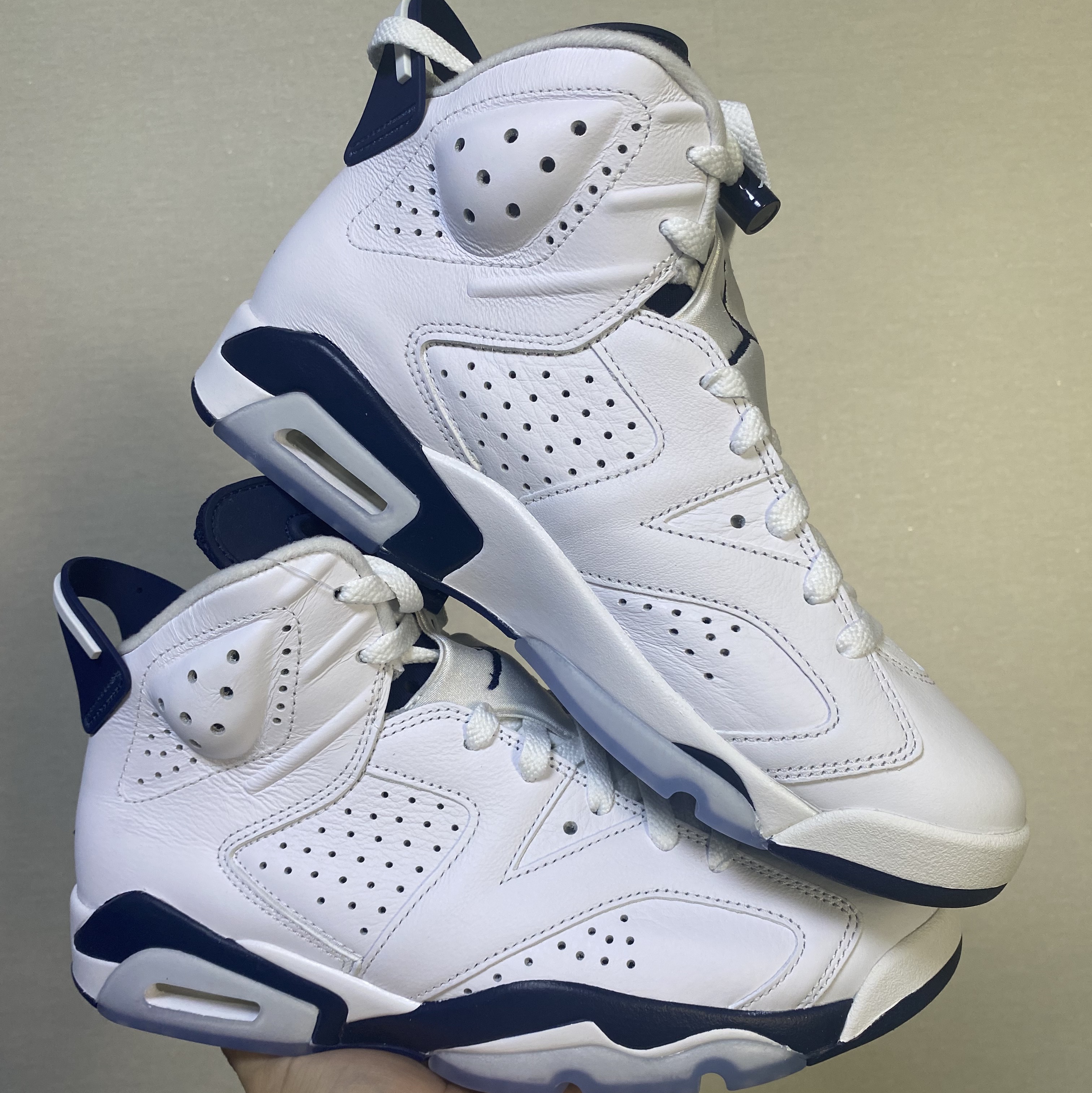 Jordan 6 Retro Midnight Navy 착용 스타일 - 2