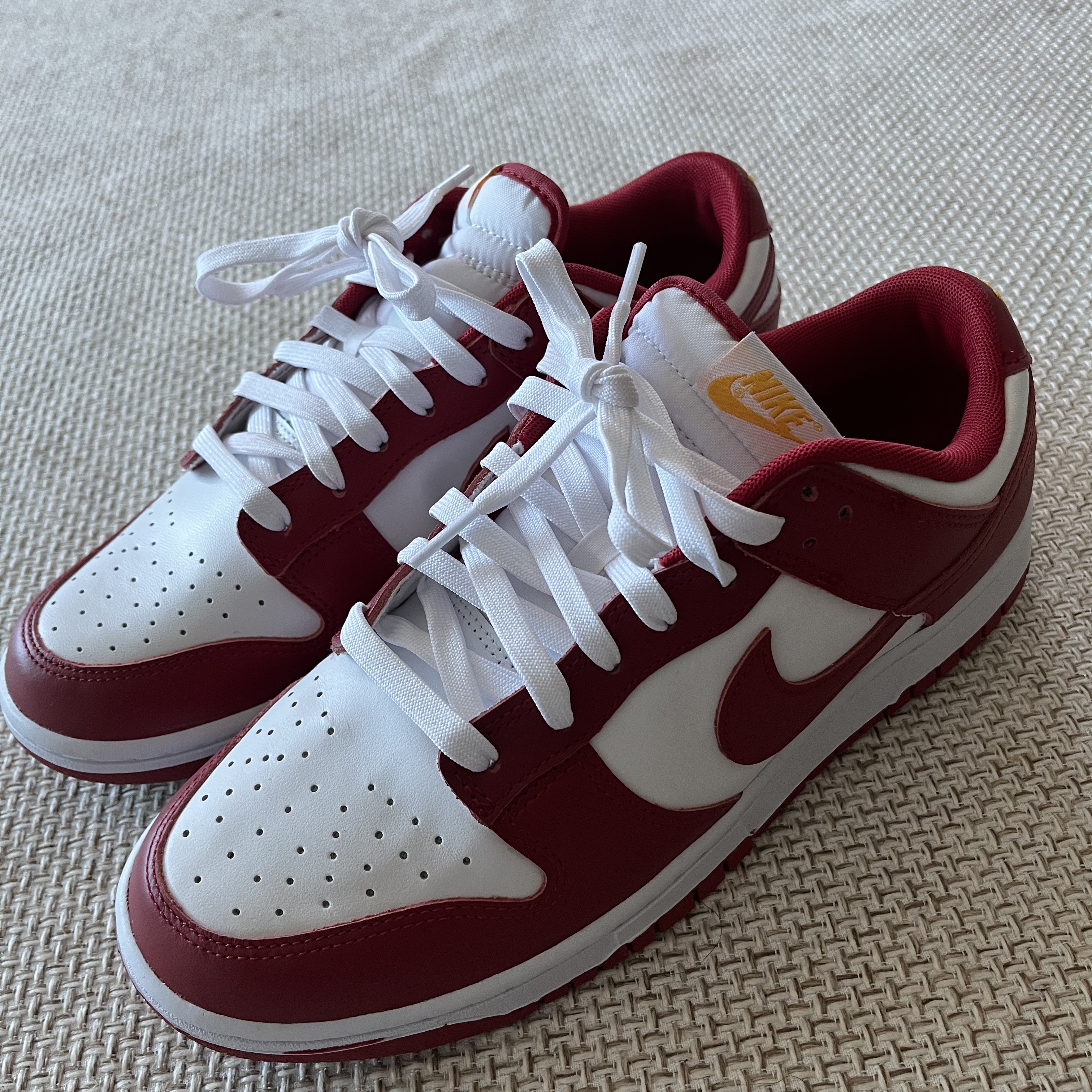 Nike Dunk Low Retro Gym Red 착용 스타일 - 1