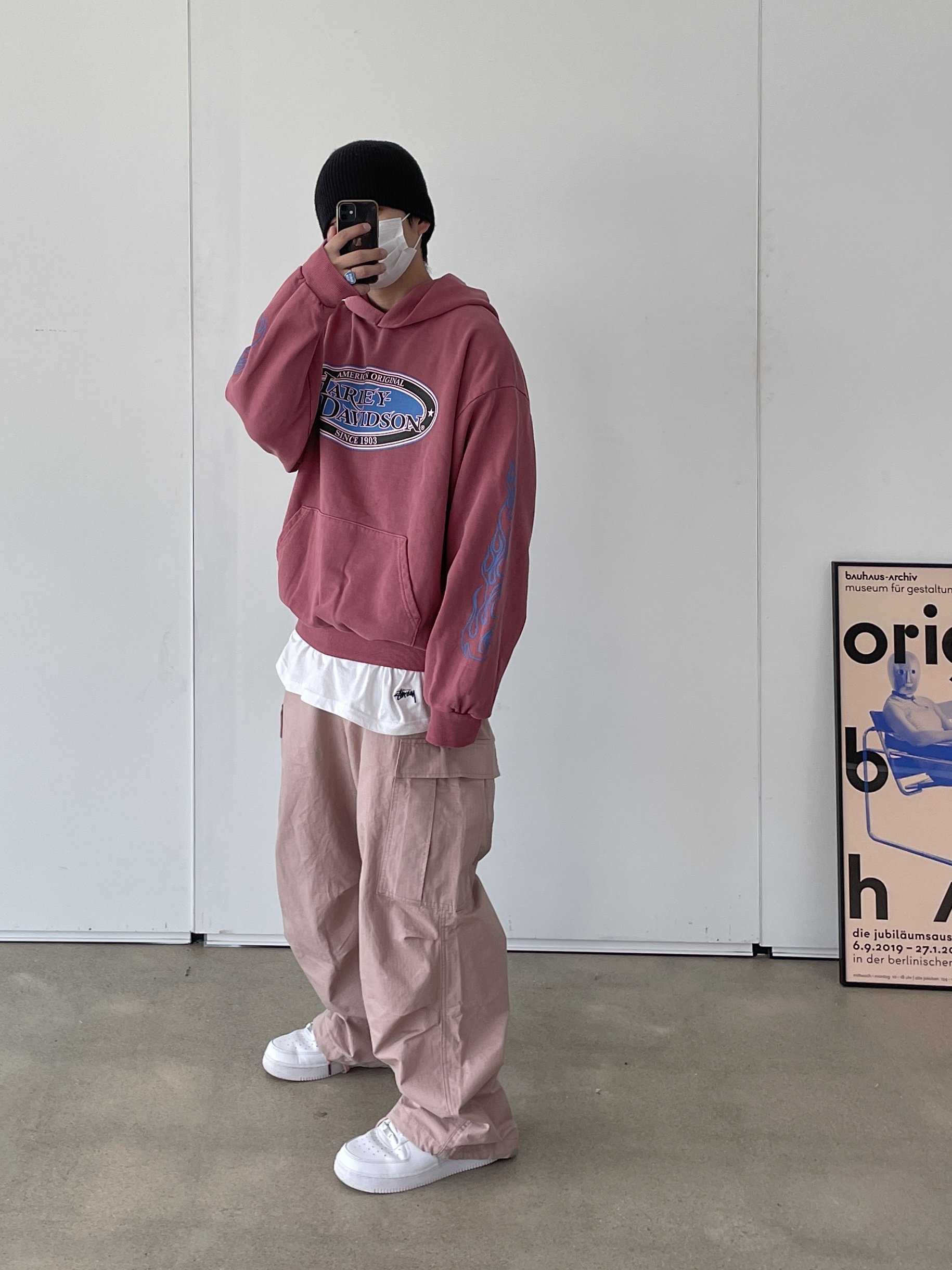 Nike Air Force 1 '07 Low White 착용 스타일 - 2