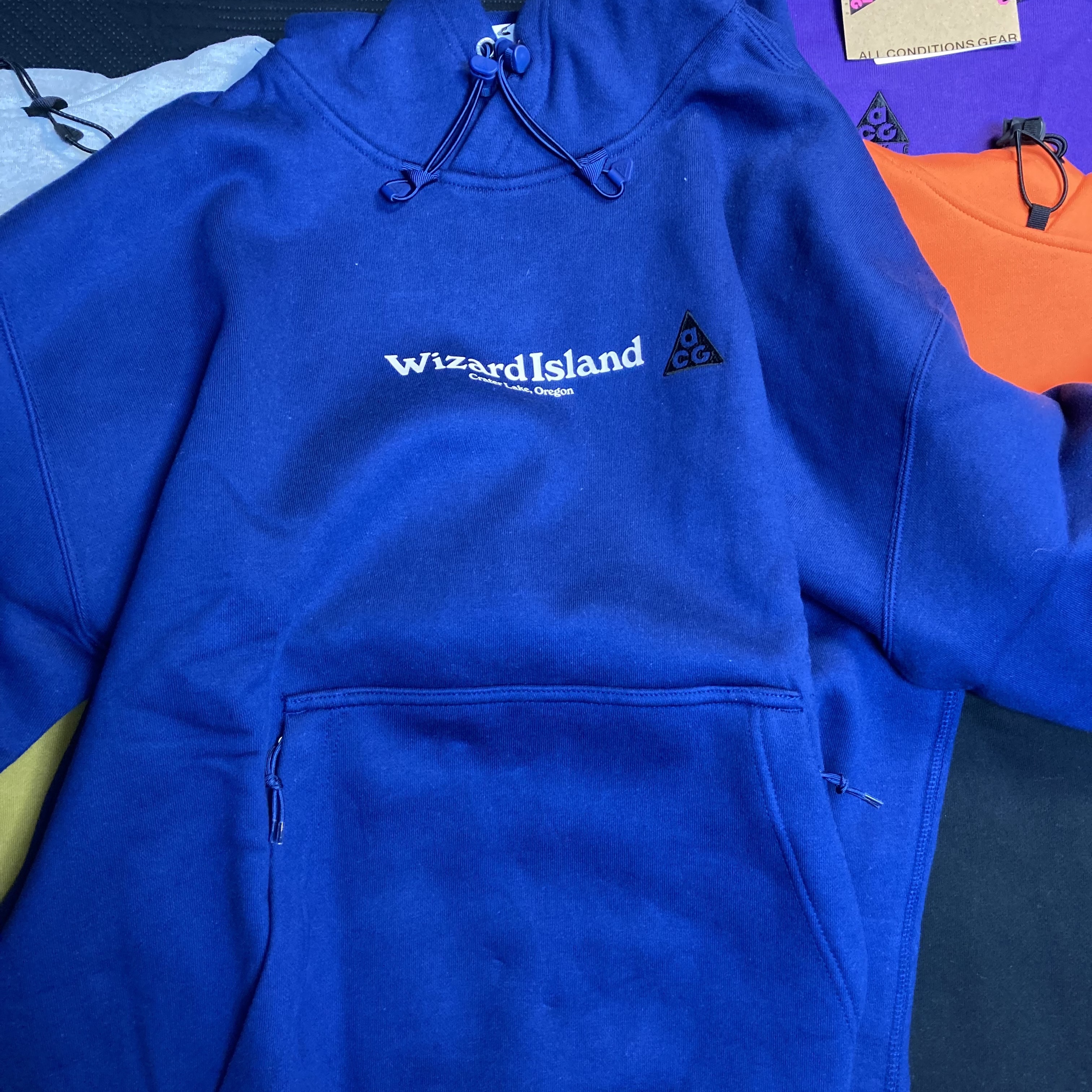 Nike NRG ACG Hoodie Wizard Blue Void - Asia 착용 스타일 - 1