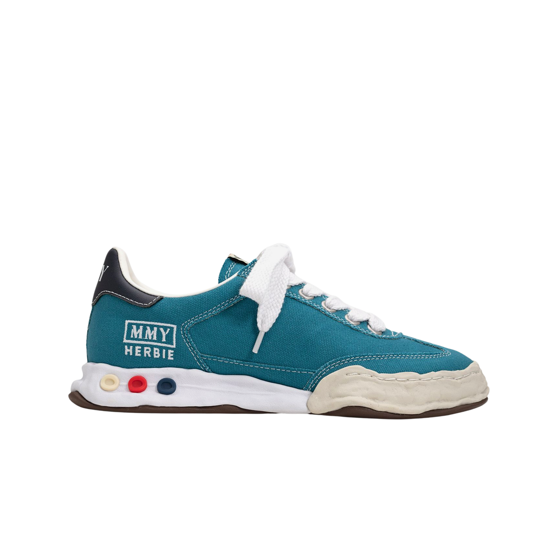 메종 미하라 야스히로 허비 OG 솔 캔버스 로우탑 스니커즈 블루(Maison Mihara Yasuhiro Herbie OG Sole Canvas Low-top Sneakers Blue) - 1