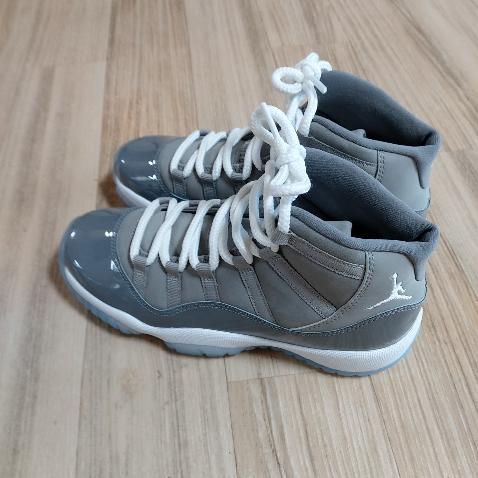 (GS) Jordan 11 Retro Cool Grey 2021, Jordan 11 Retro Win Like 82 UNC 착용 스타일 - 5