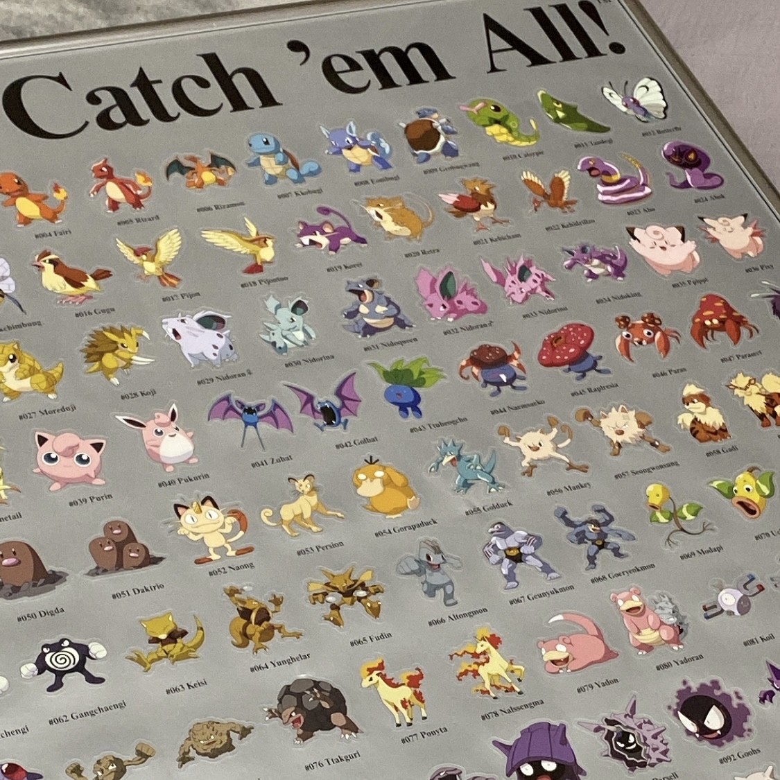 Pokemon x Thisisneverthat Sticker Poster Multi 착용 스타일
