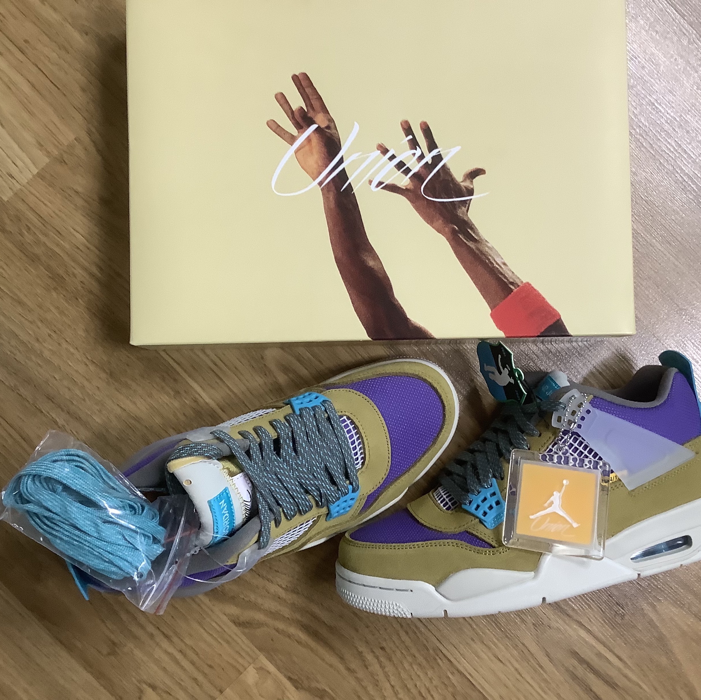 Jordan 4 x Union Retro SP Desert Moss 착용 스타일 - 2