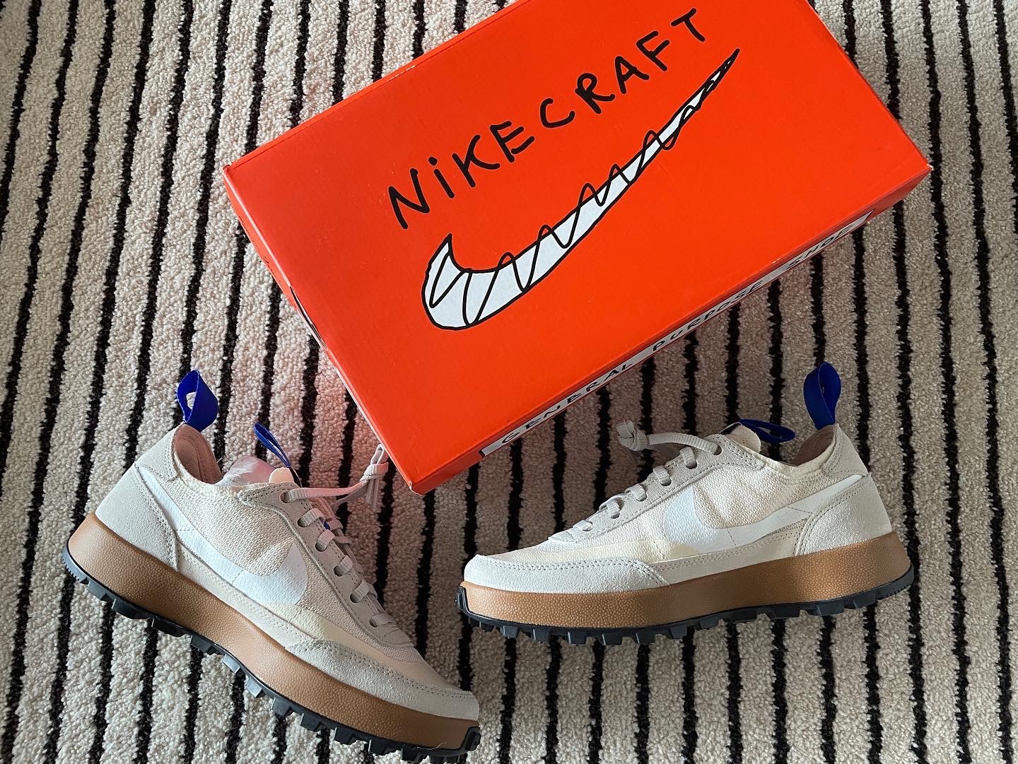 Nike x Tom Sachs General Purpose Shoe Light Cream, Nike x Tom Sachs General Purpose Shoe Archive 착용 스타일 - 4