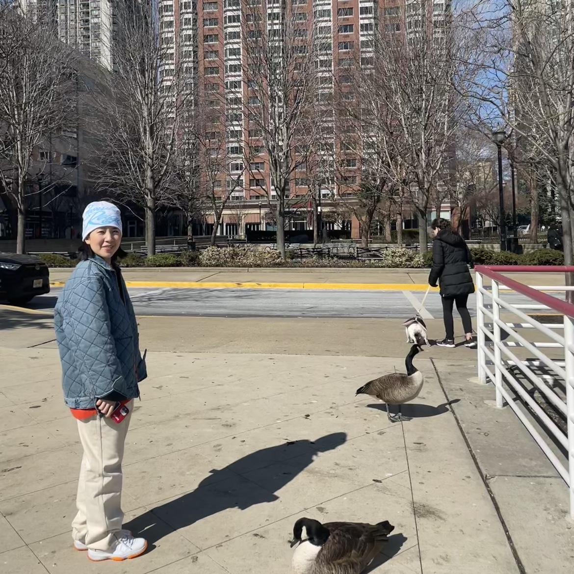 Supreme Fuck Sweater Orange - 22SS, Supreme x Dickies Quilted Denim Work Jacket Denim - 21FW 착용 스타일 - 2