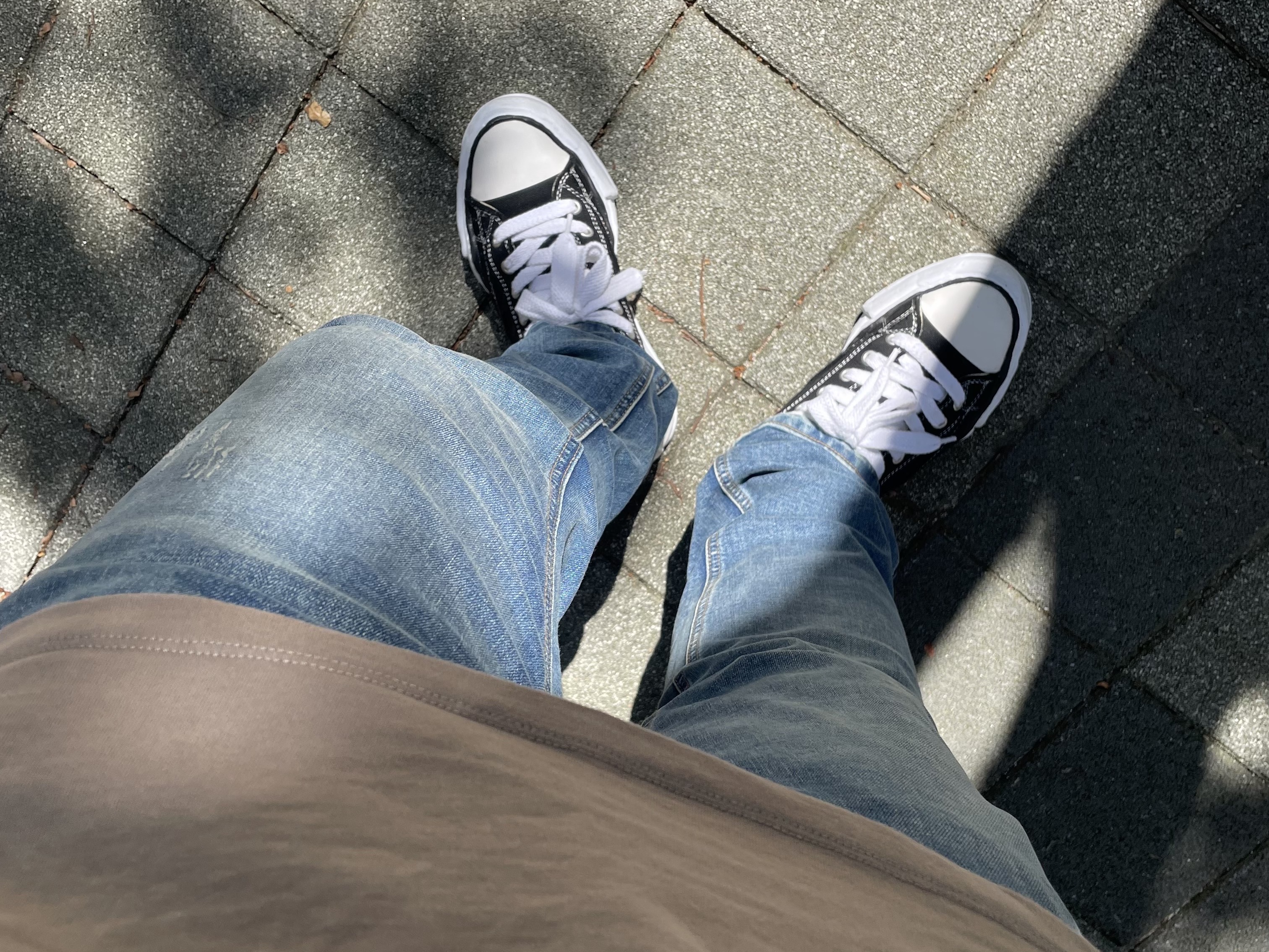 Maison Mihara Yasuhiro Peterson OG Sole Canvas Low Sneakers Black 착용 스타일