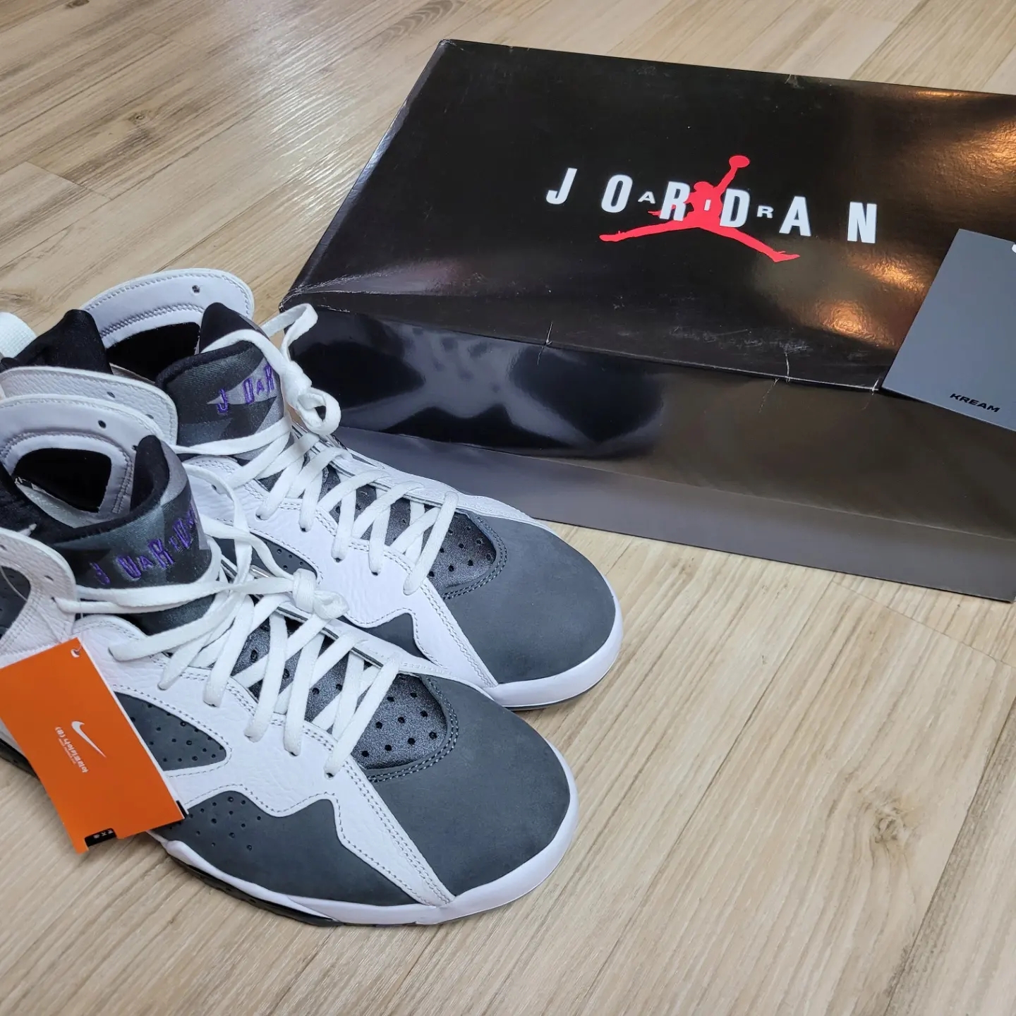 Jordan 7 Retro Flint 2021, (W) Jordan 7 x Bephies Beauty Supply Retro SP Sanddrift 착용 스타일 - 2