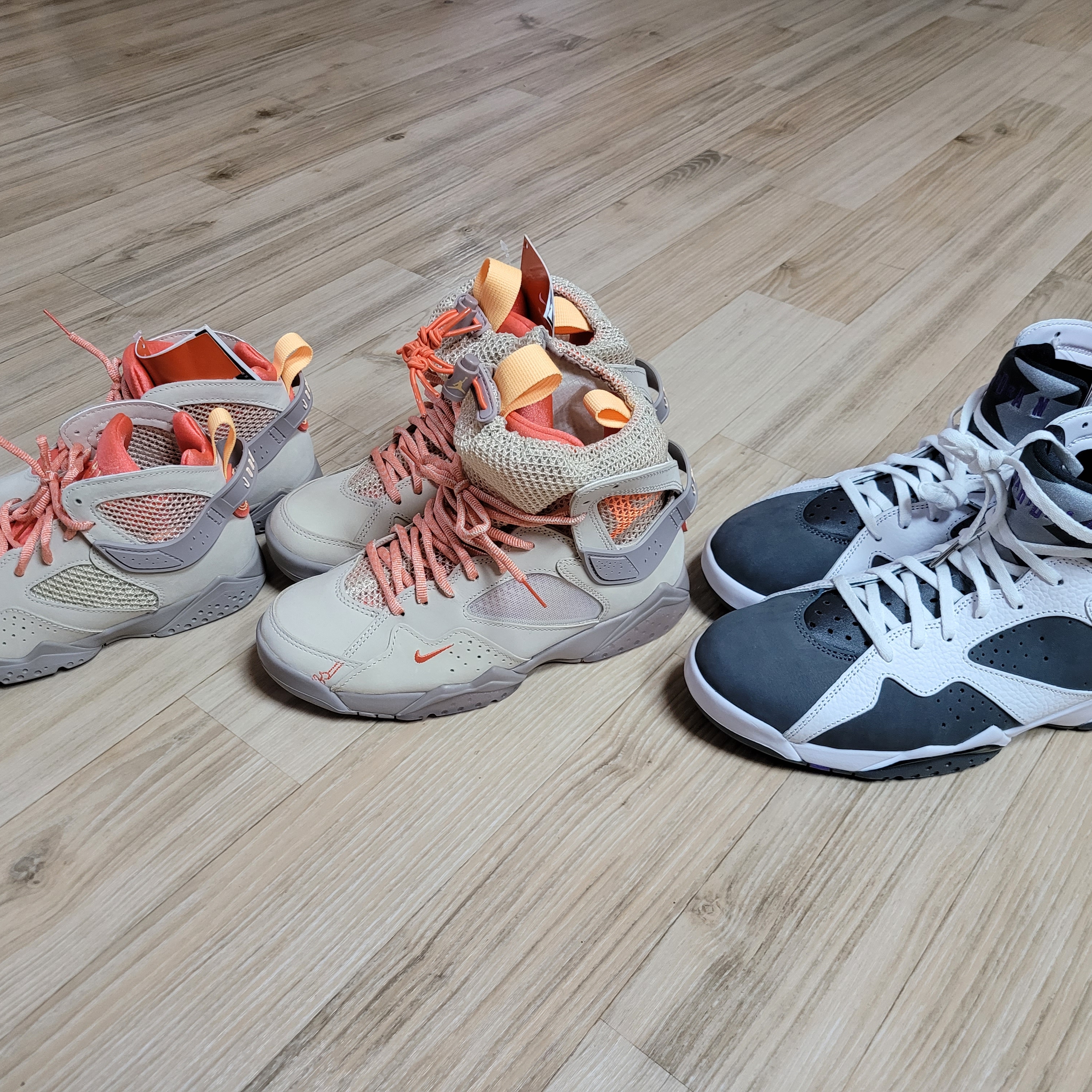 (PS) Jordan 7 x Bephies Beauty Supply Retro SP Sanddrift, (W) Jordan 7 x Bephies Beauty Supply Retro SP Sanddrift 착용 스타일 - 4