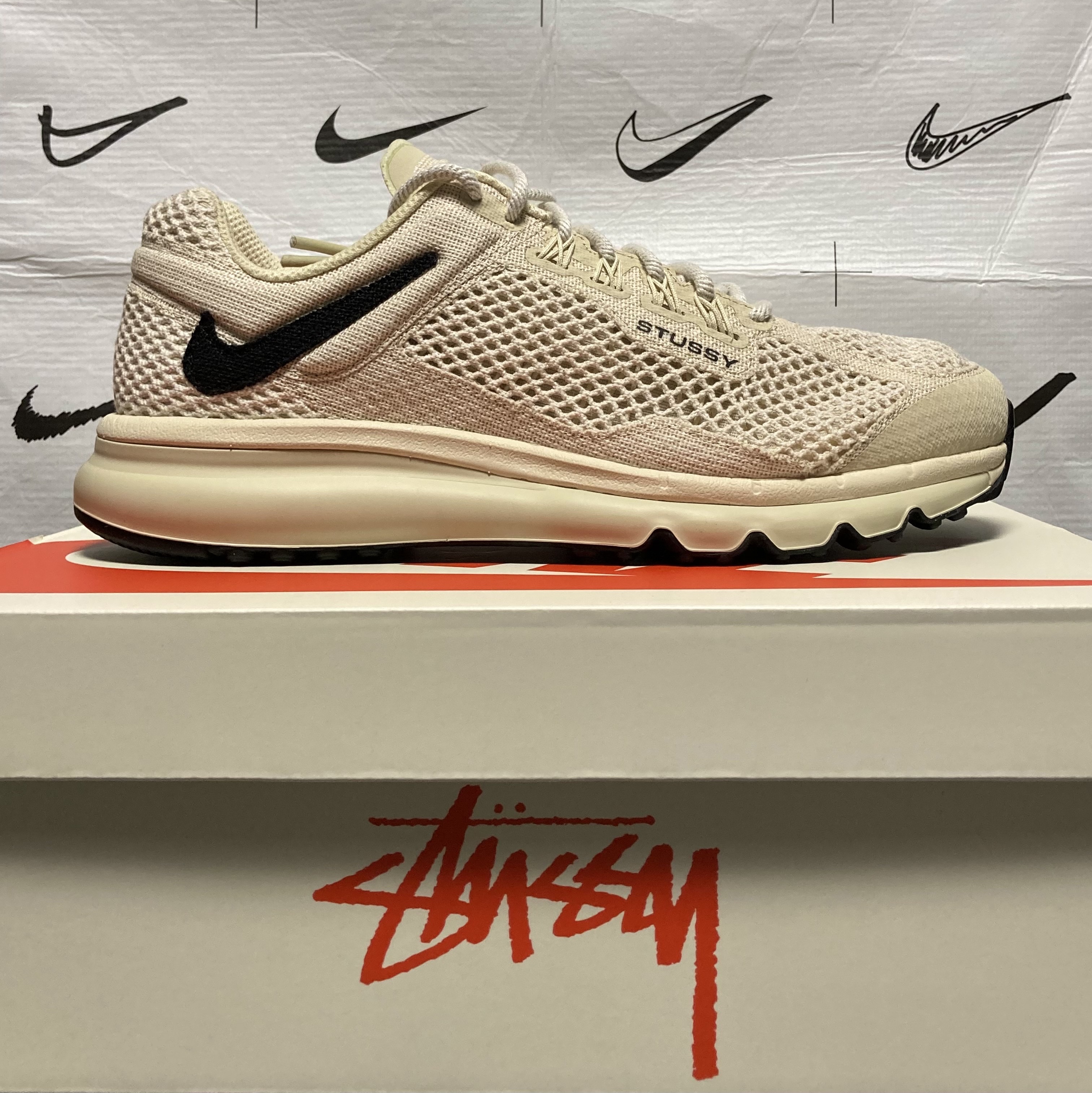 Nike x Stussy Air Max 2013 Fossil 착용 스타일