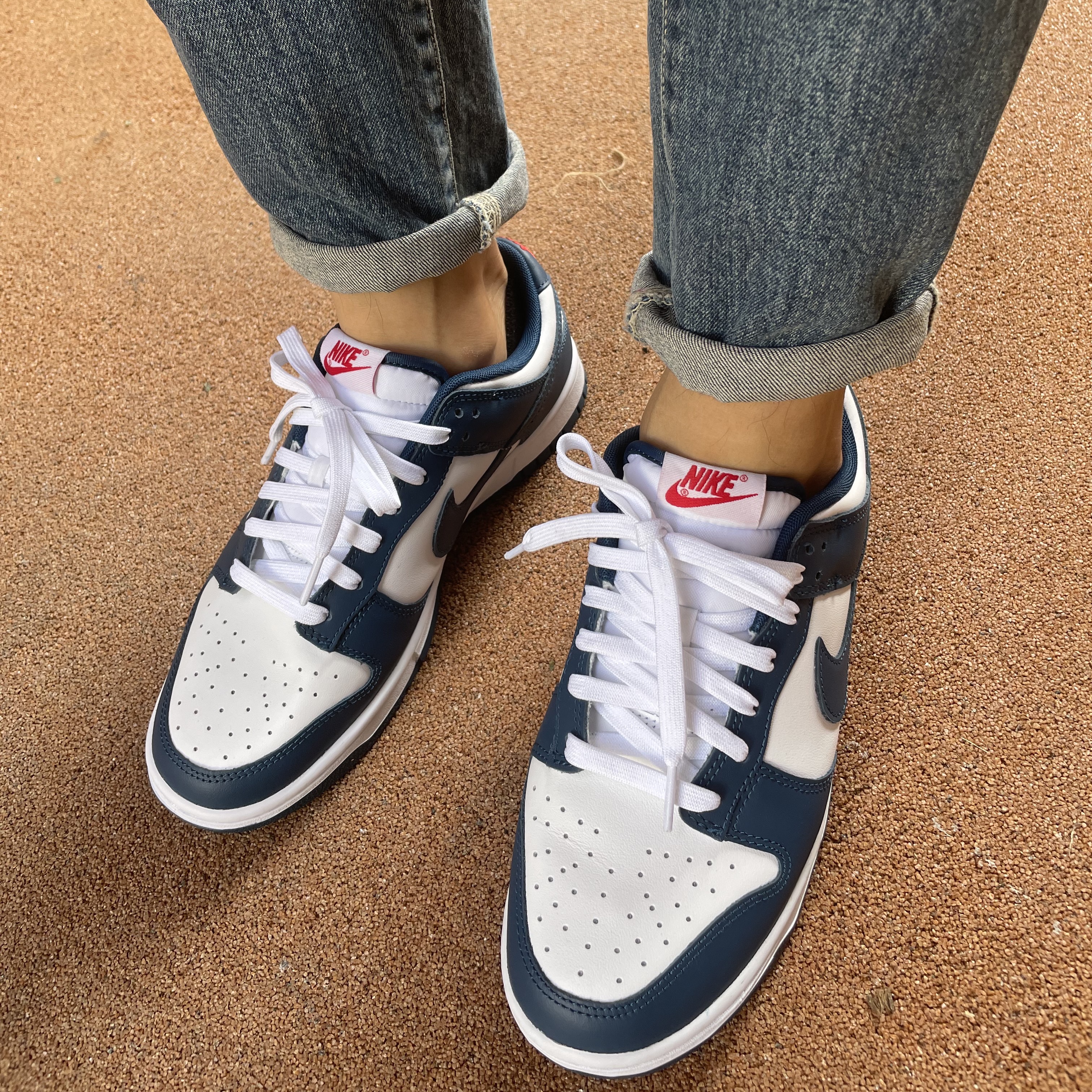 Nike Dunk Low Retro Valerian Blue 착용 스타일