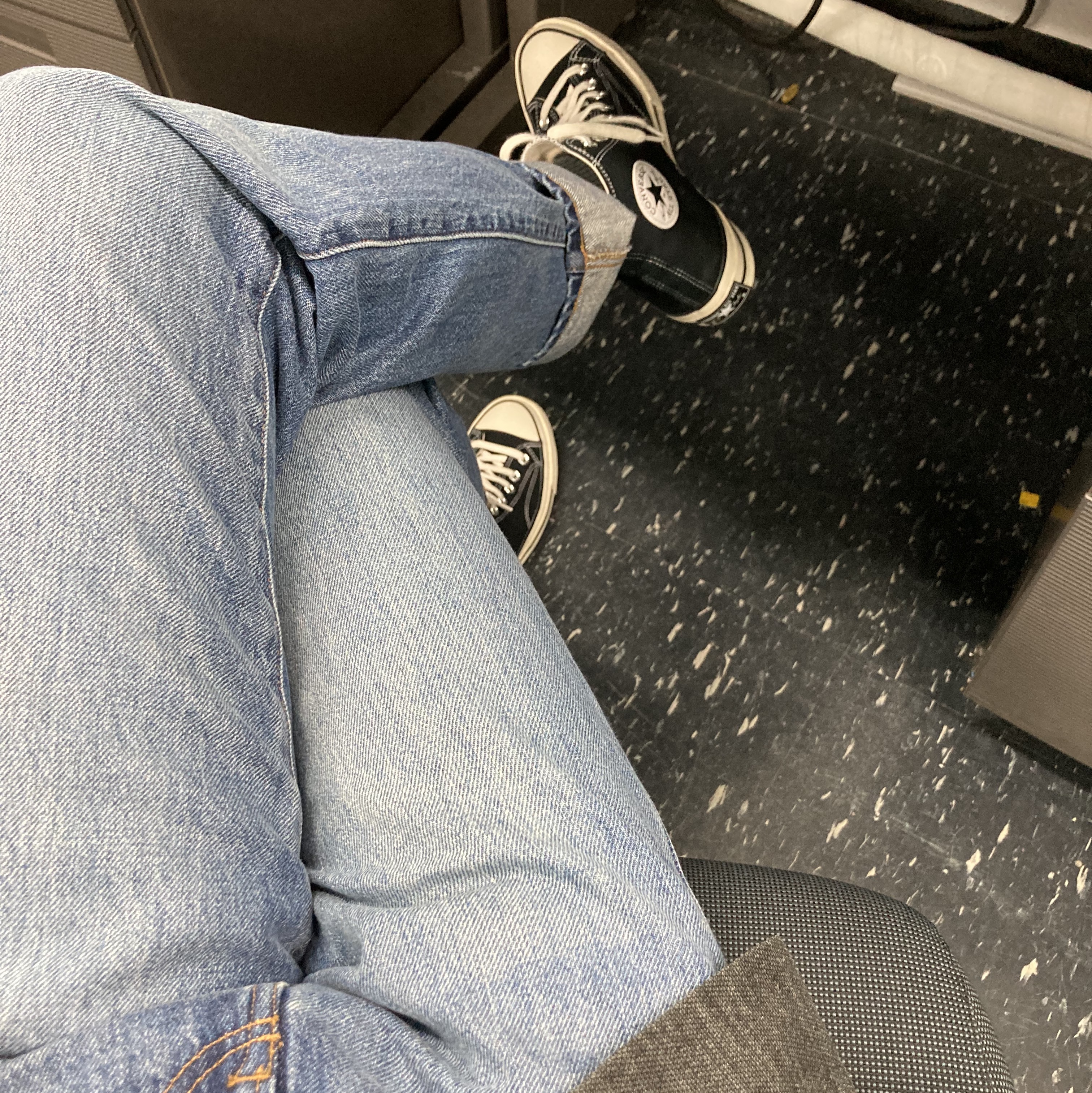 Converse Chuck 70 Hi Black 착용 스타일