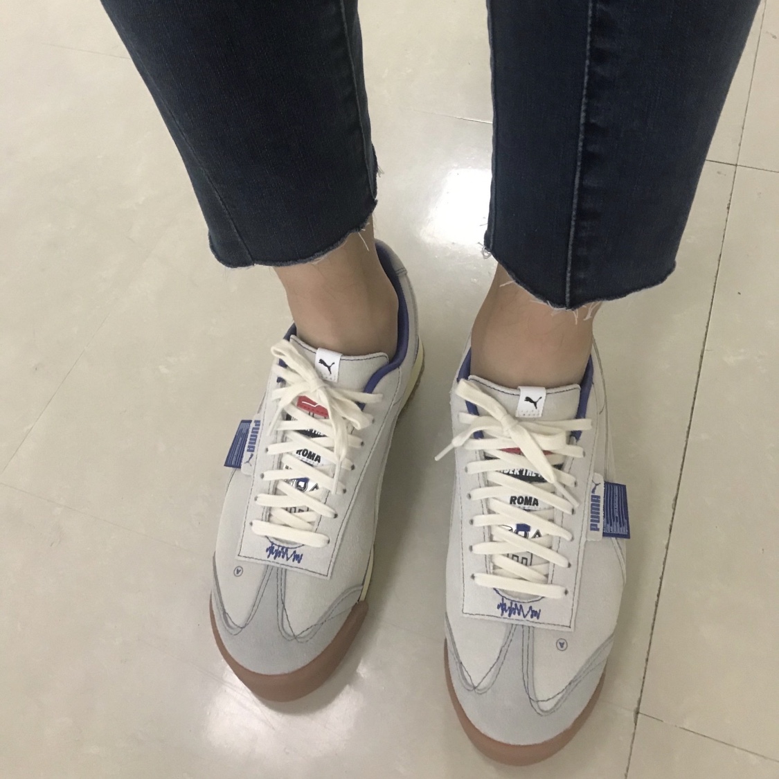 Puma x Ader Error Roma Whisper White 착용 스타일