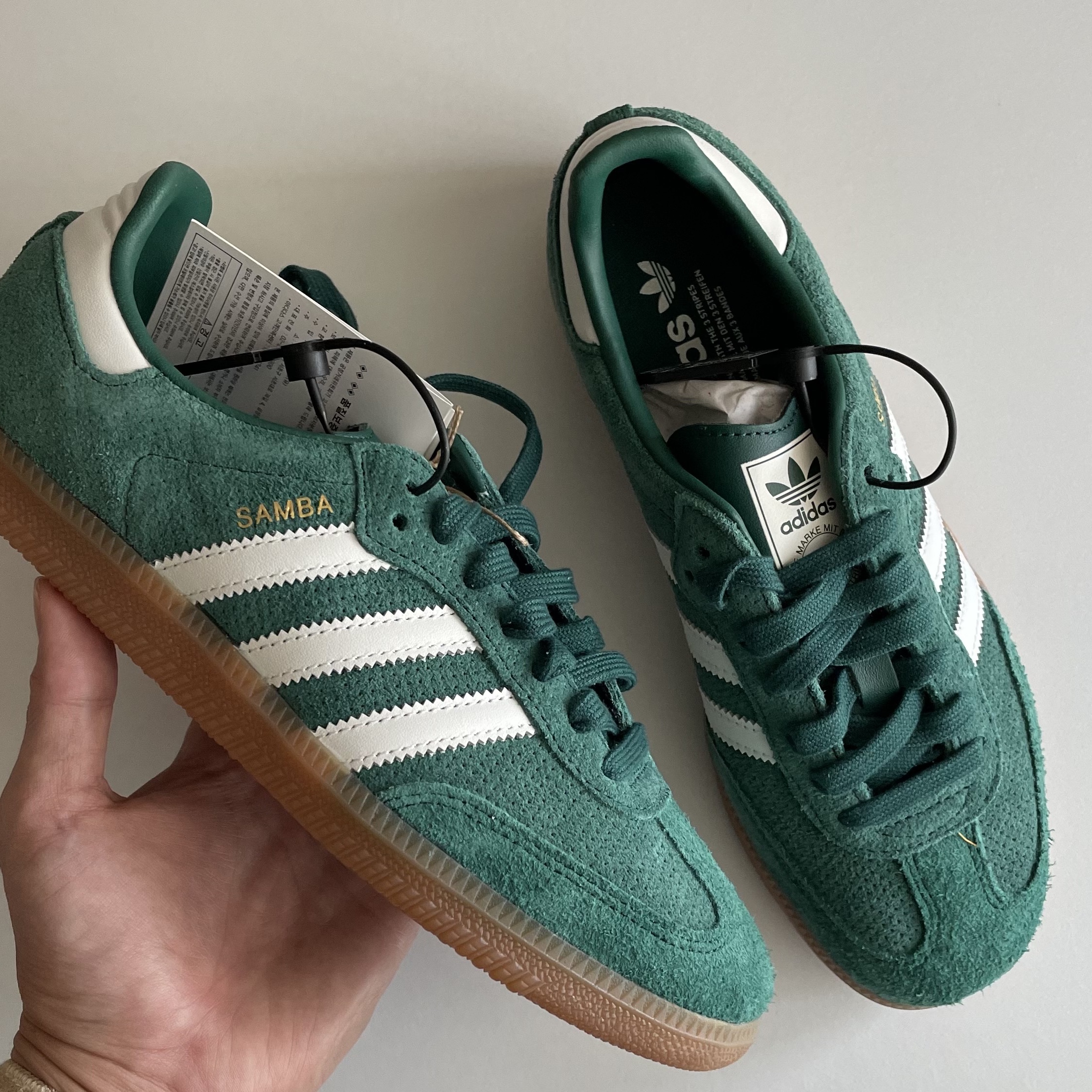 Adidas Samba OG Collegiate Green 착용 스타일