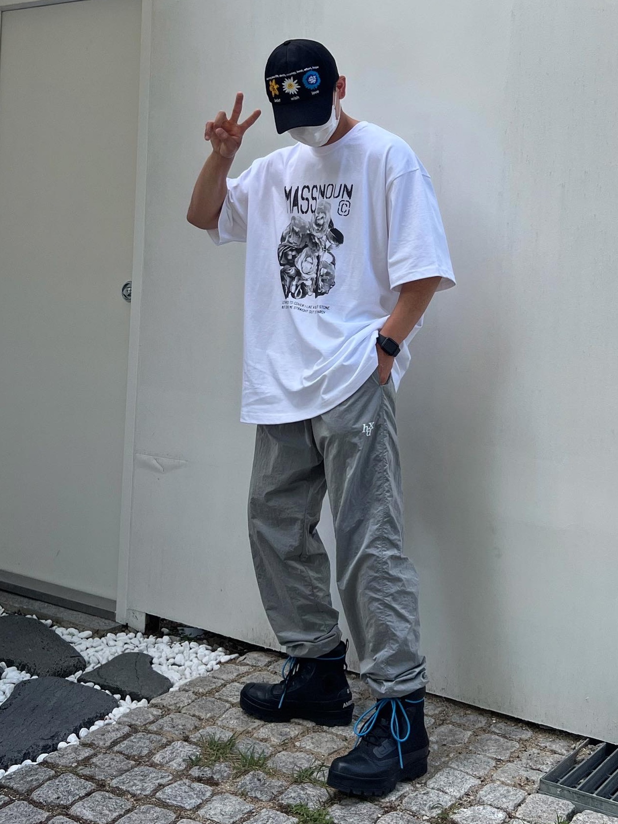 Converse x Ambush Chuck Taylor All Star Duck Boot Black 착용 스타일