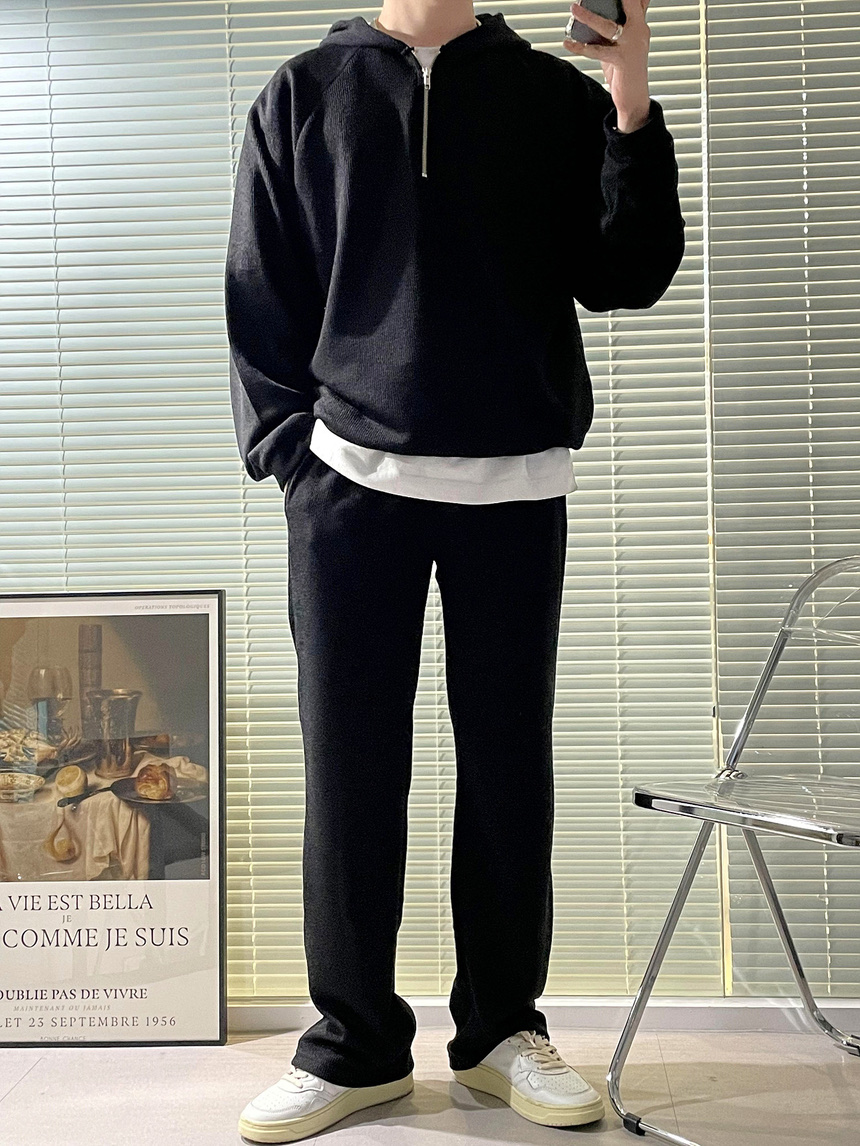 Autry Medalist Low Leather Sneakers White 착용 스타일 - 3