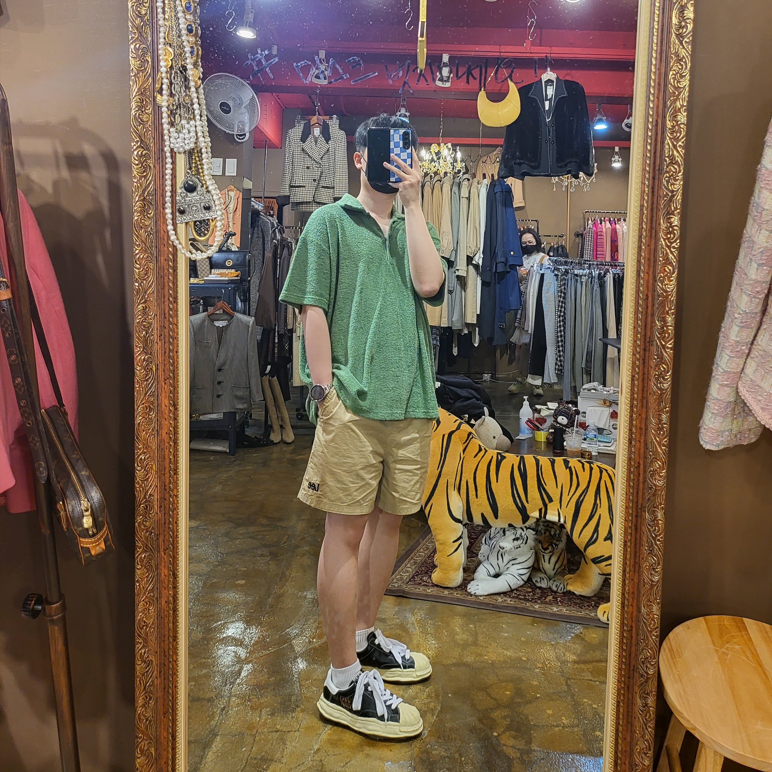 Maison Mihara Yasuhiro Blakey VL OG Sole Canvas Low-top Sneakers Black, Maison Mihara Yasuhiro Blakey VL OG Sole Leather Low-top Sneakers Black 착용 스타일